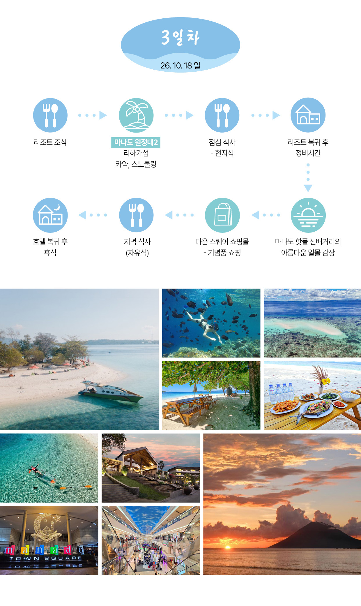 떠나보시집 『마나도 원정대』 10/16 ~ 20 3박5일