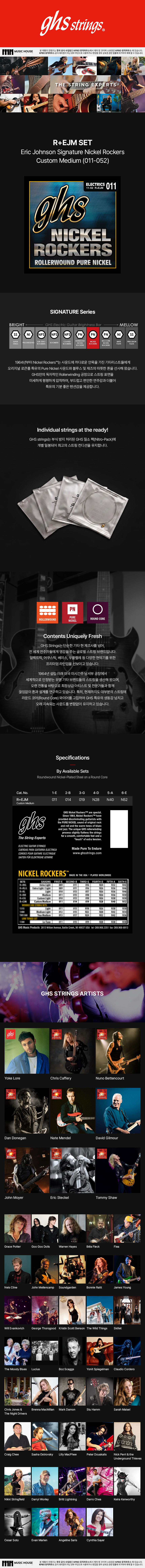 Eric Johnson Signature Nickel Rockers (R+EJM)
