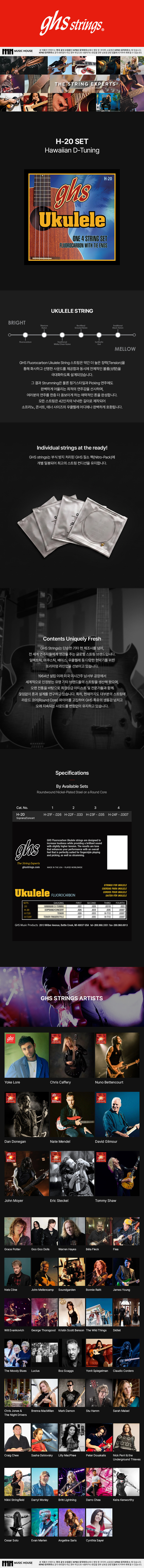 Fluorocarbon - Hawaiian D-Tuning (H-20)