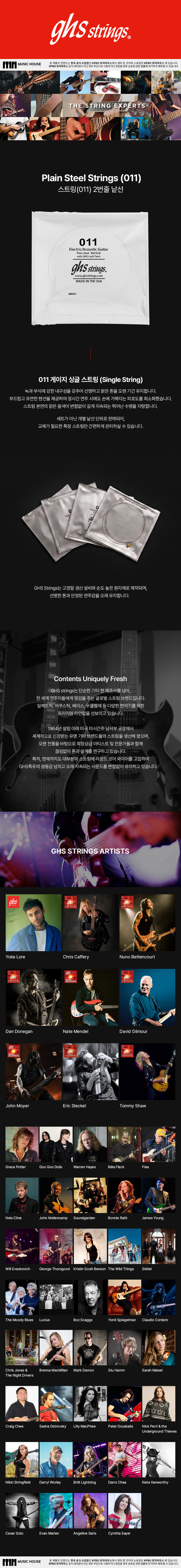 Singles - Plain Steel Strings (011)