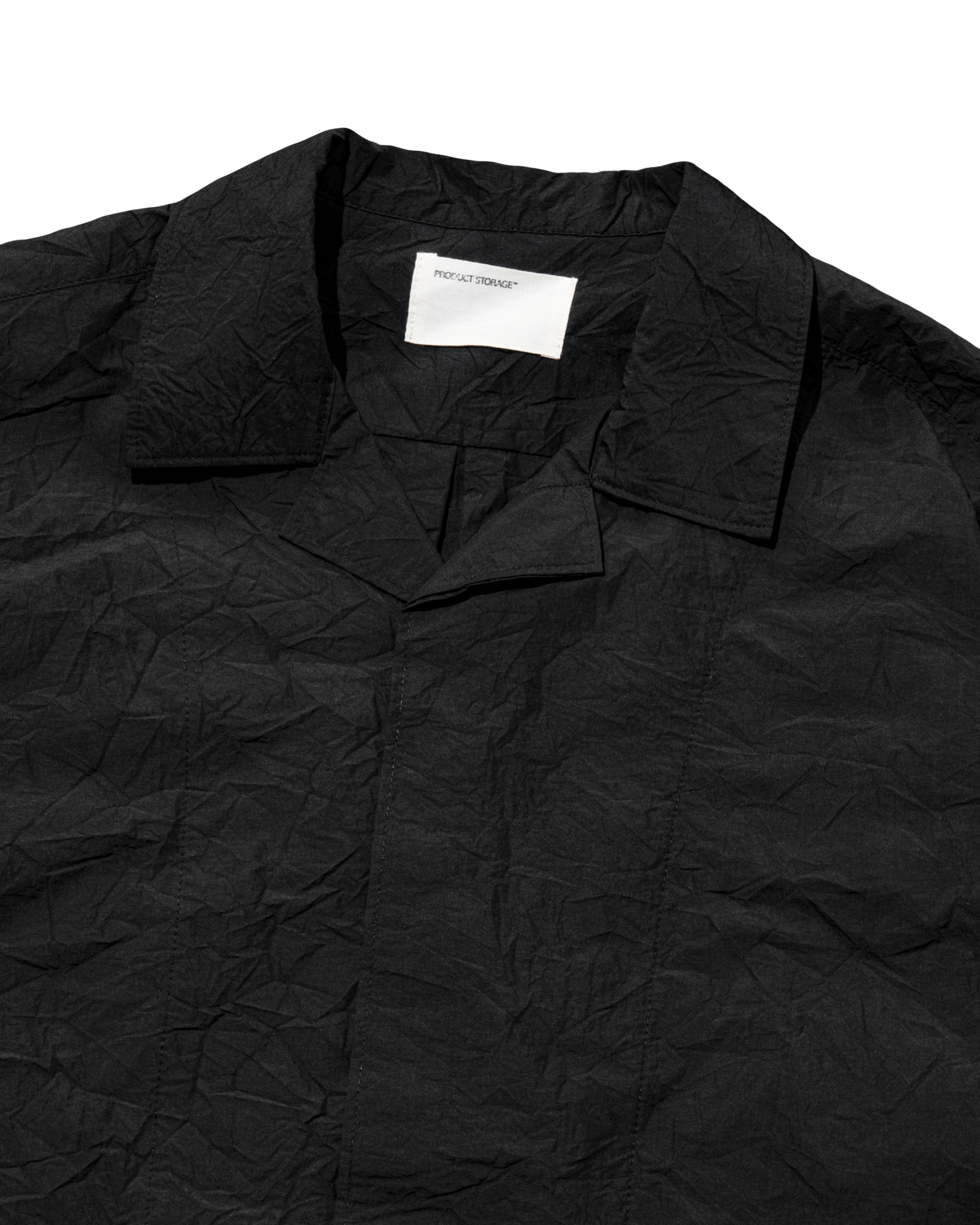 WRINKLE SHIRT (BLACK)