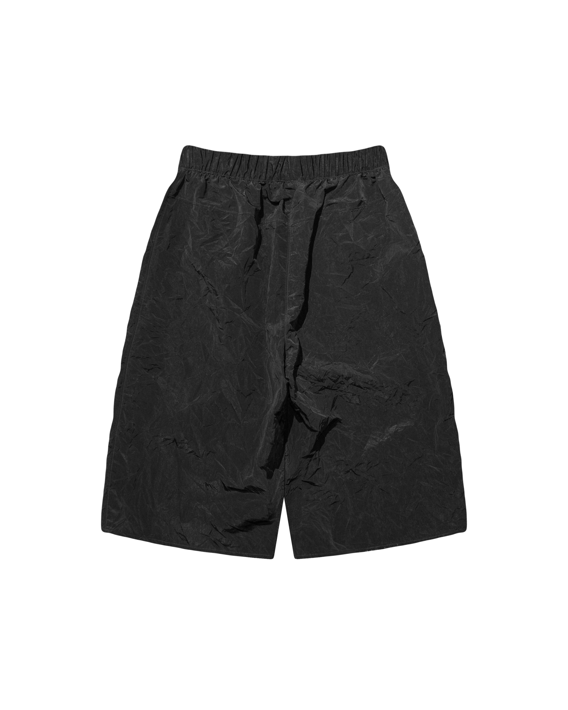 WRINKLE SHORTS (BALCK)