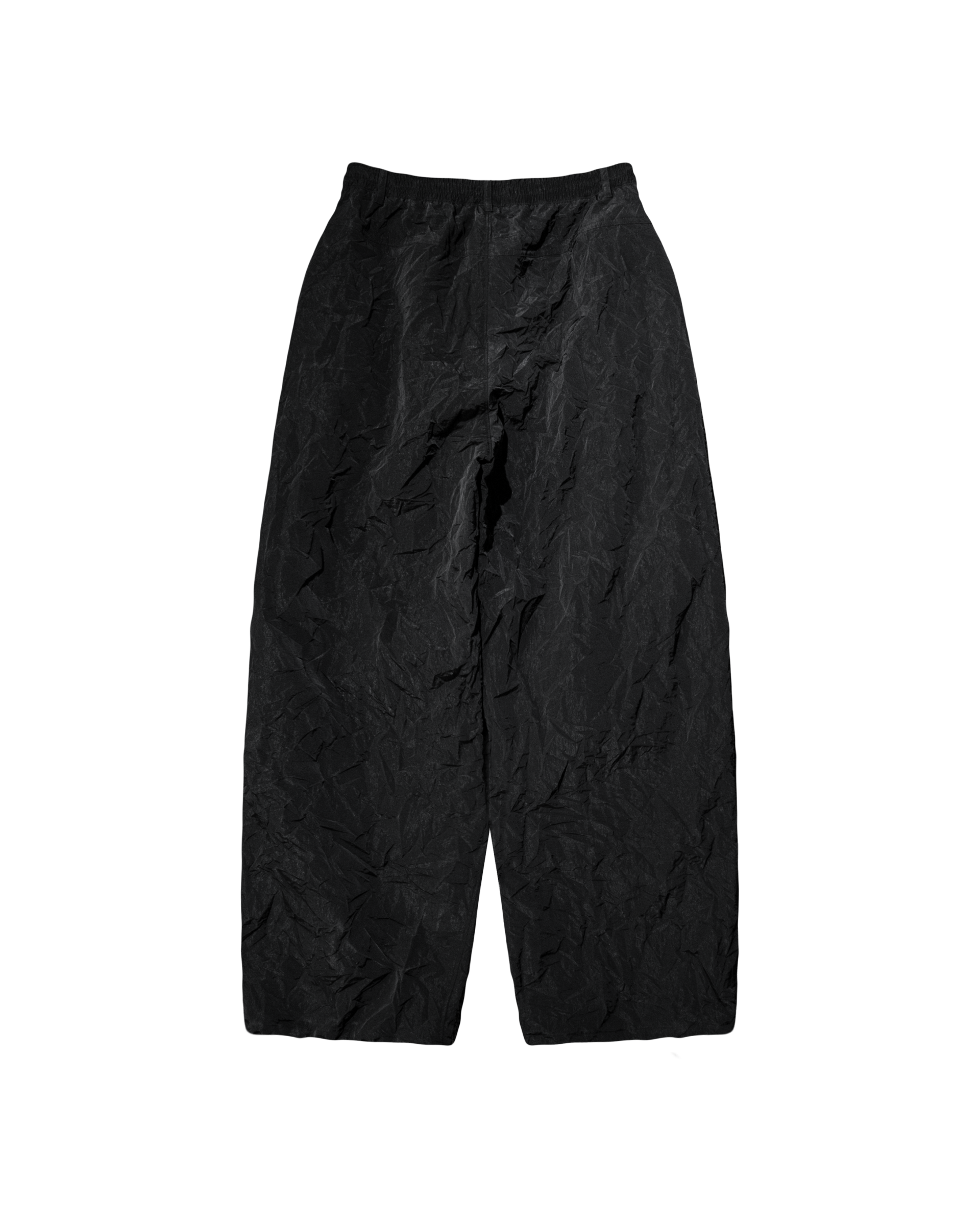 WRINKLE PANTS BLACK