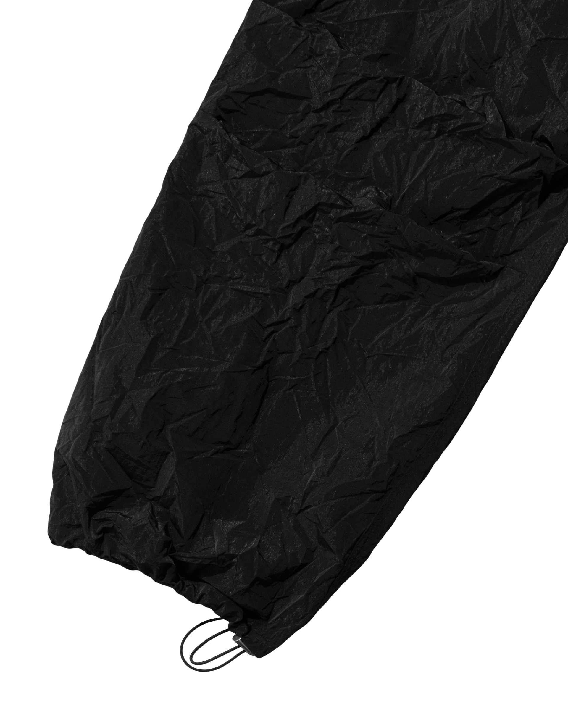 WRINKLE PANTS BLACK