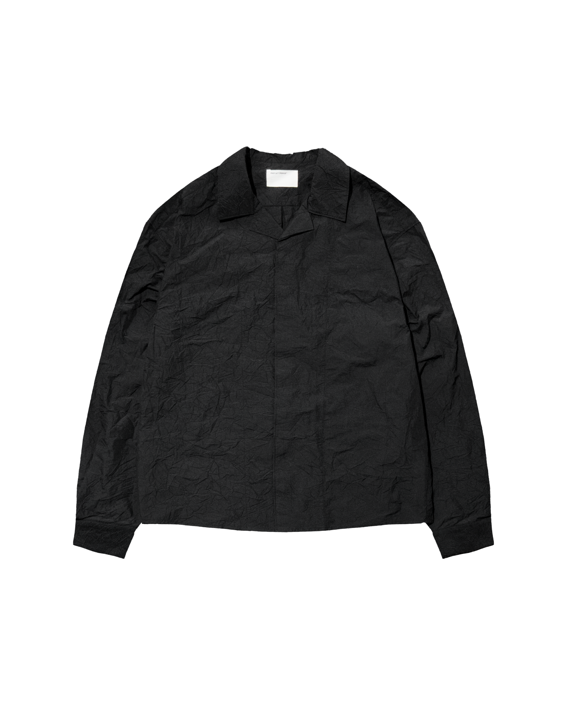 WRINKLE SHIRT (BLACK)