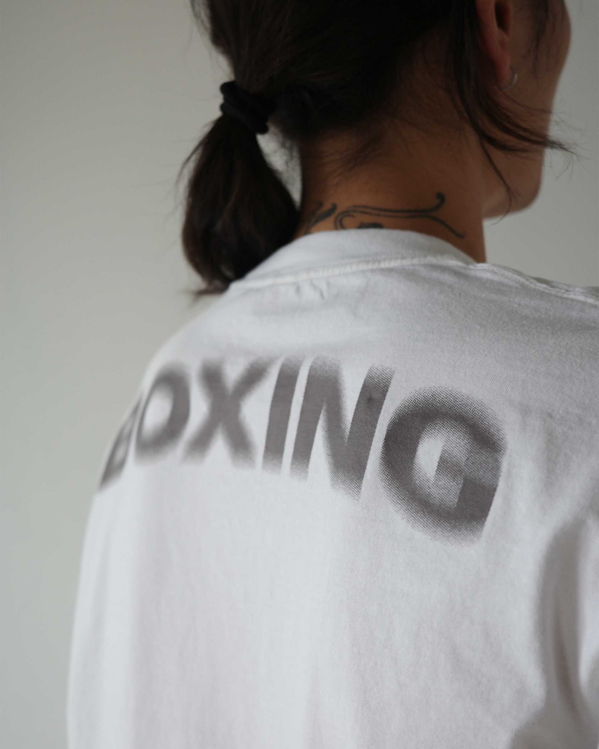 BOXING MOTION T-SHIRT (WHITE)