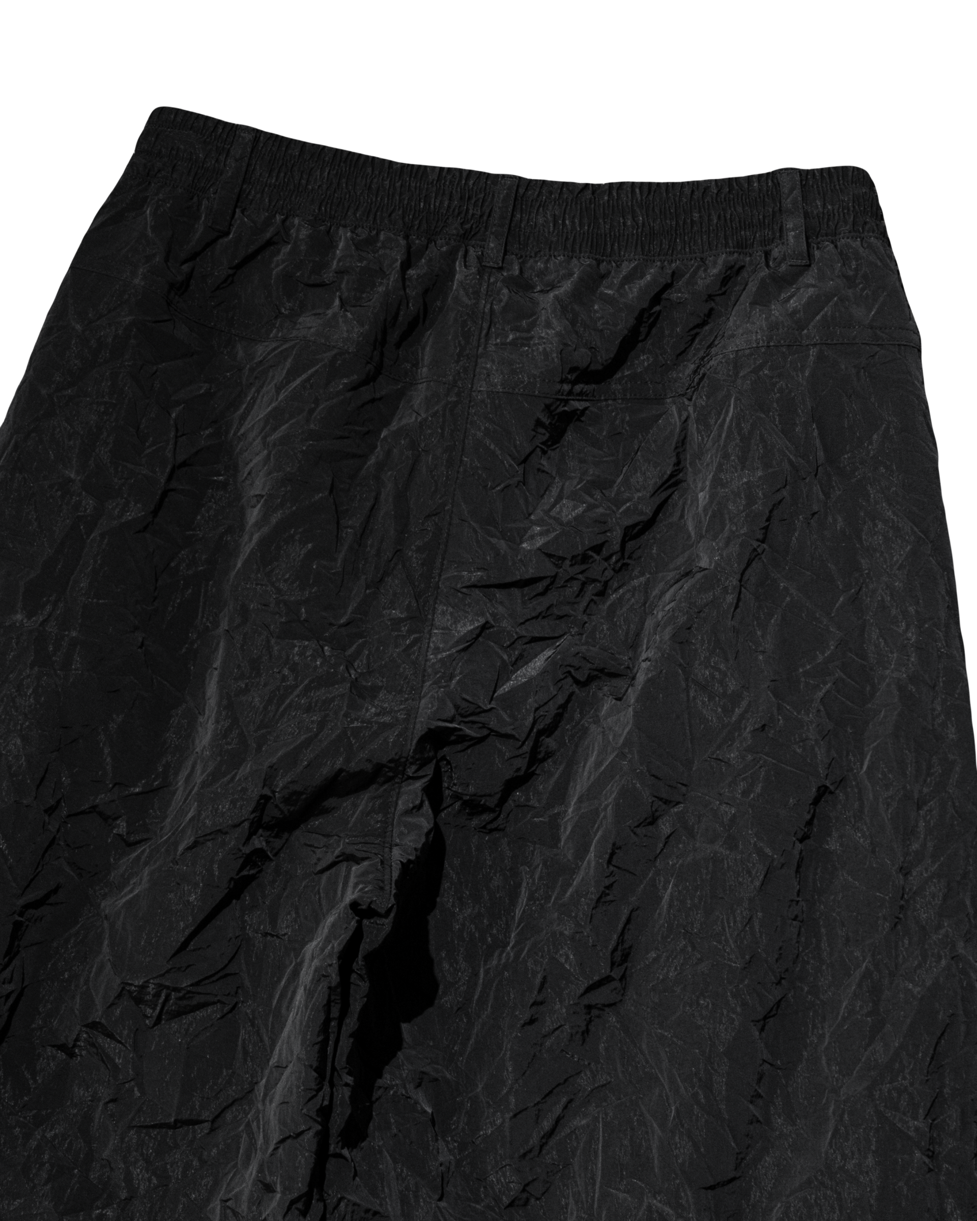 WRINKLE PANTS BLACK