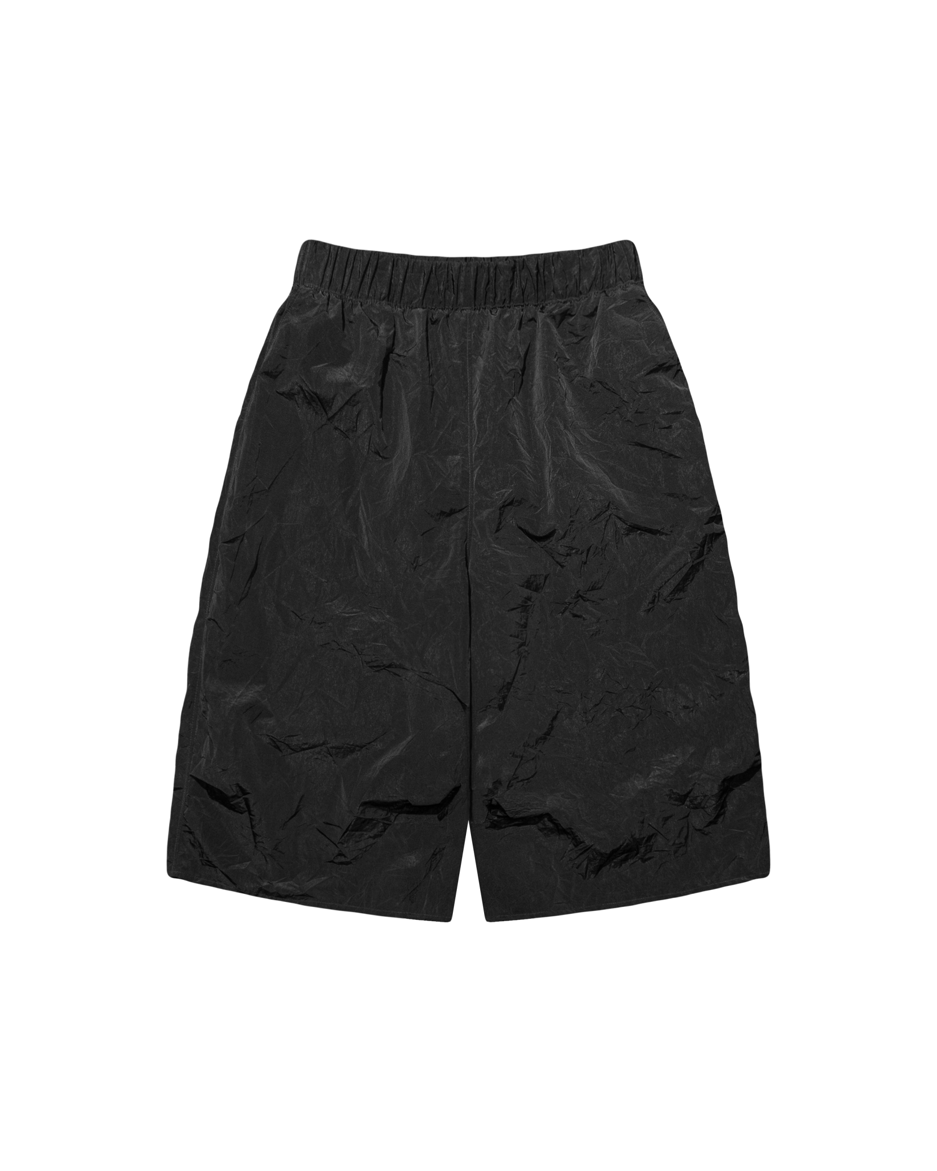WRINKLE SHORTS (BALCK)