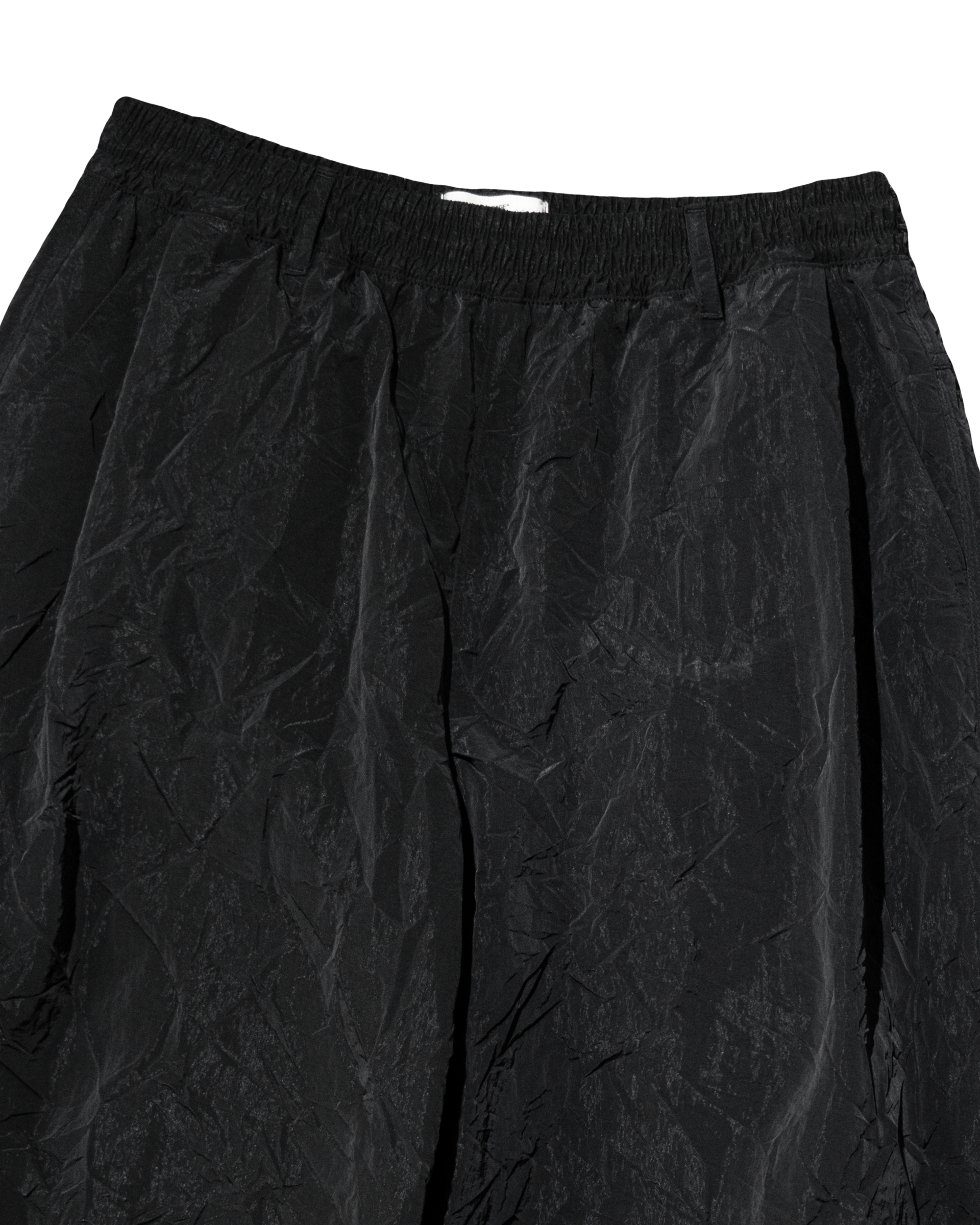 WRINKLE PANTS BLACK