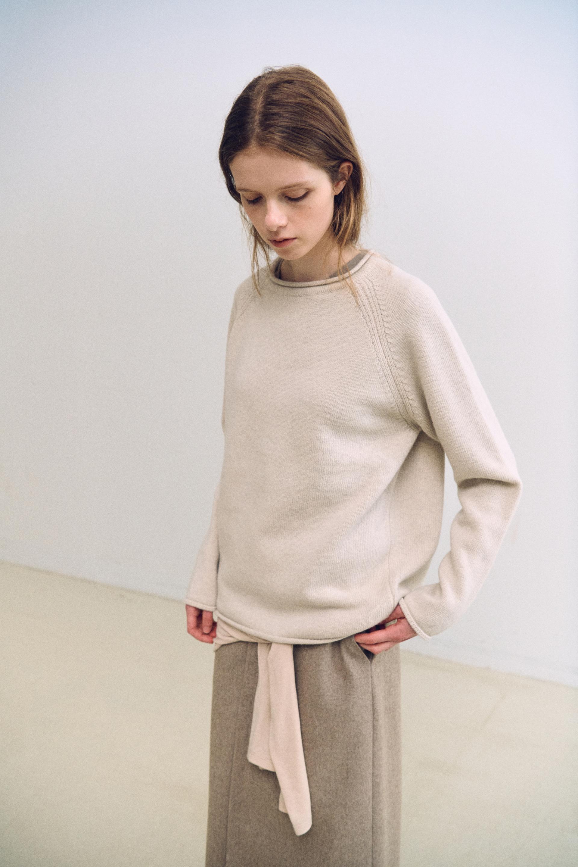 [3차 재입고 9/11 순차배송] bias herring knit (oatmeal)