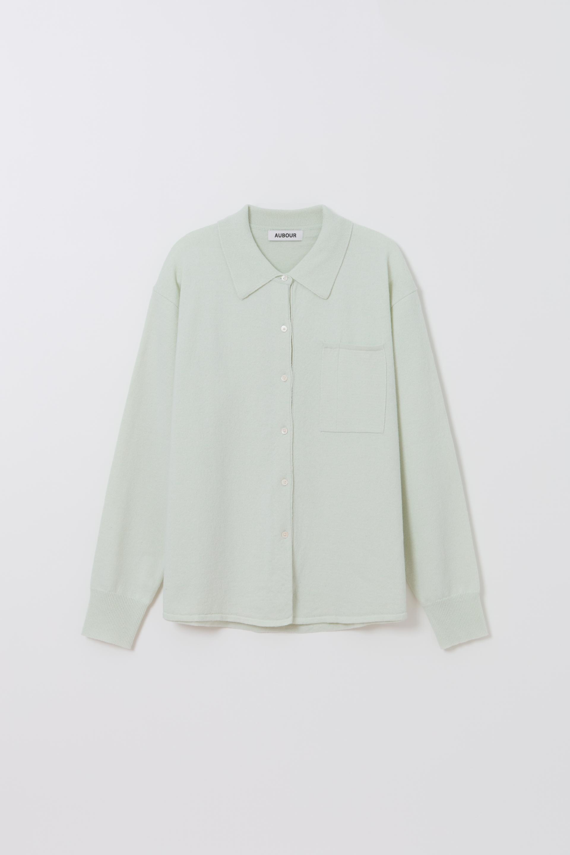 shirts pocket knit (mint)