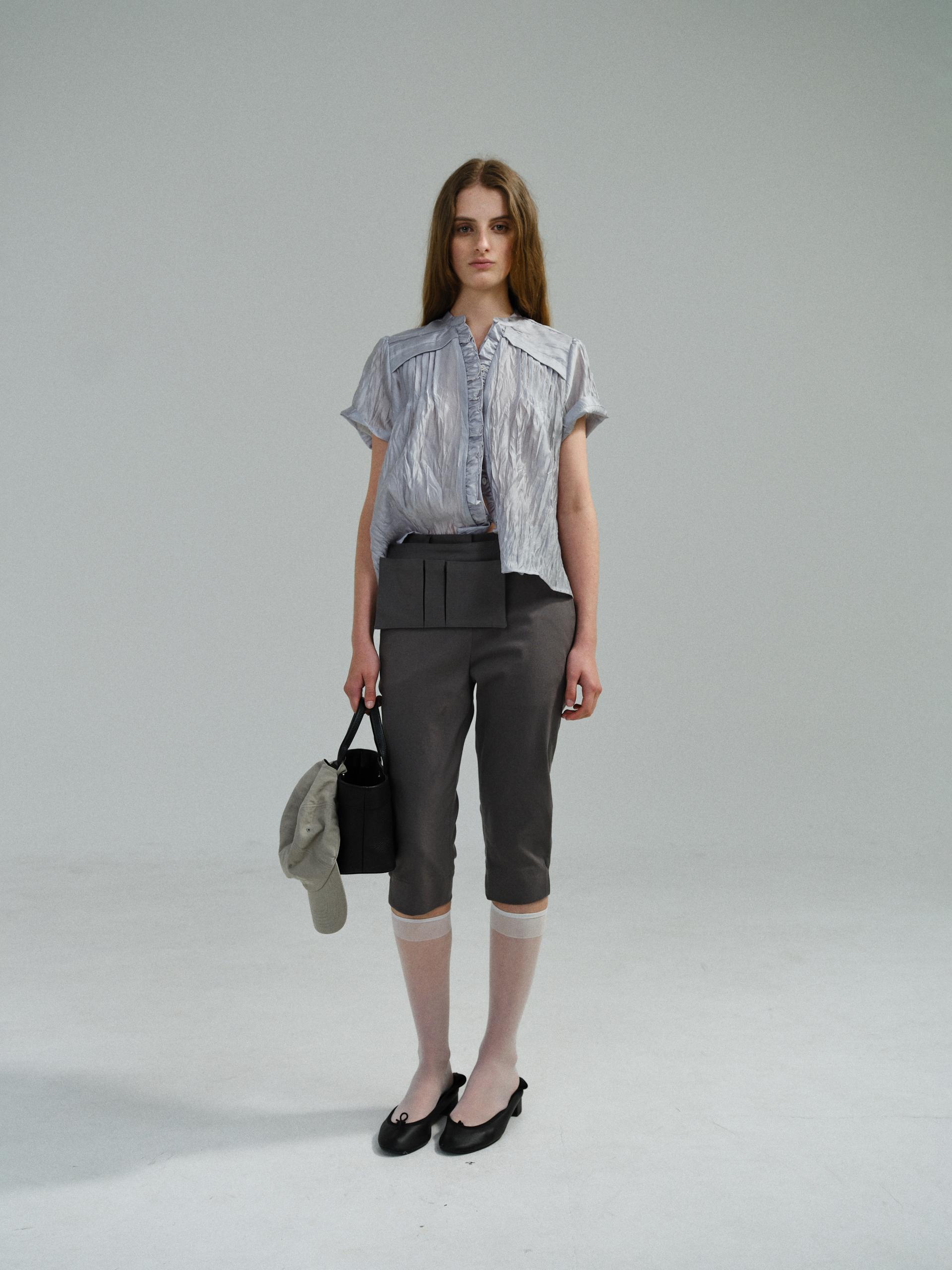 lip biker pants (grey)