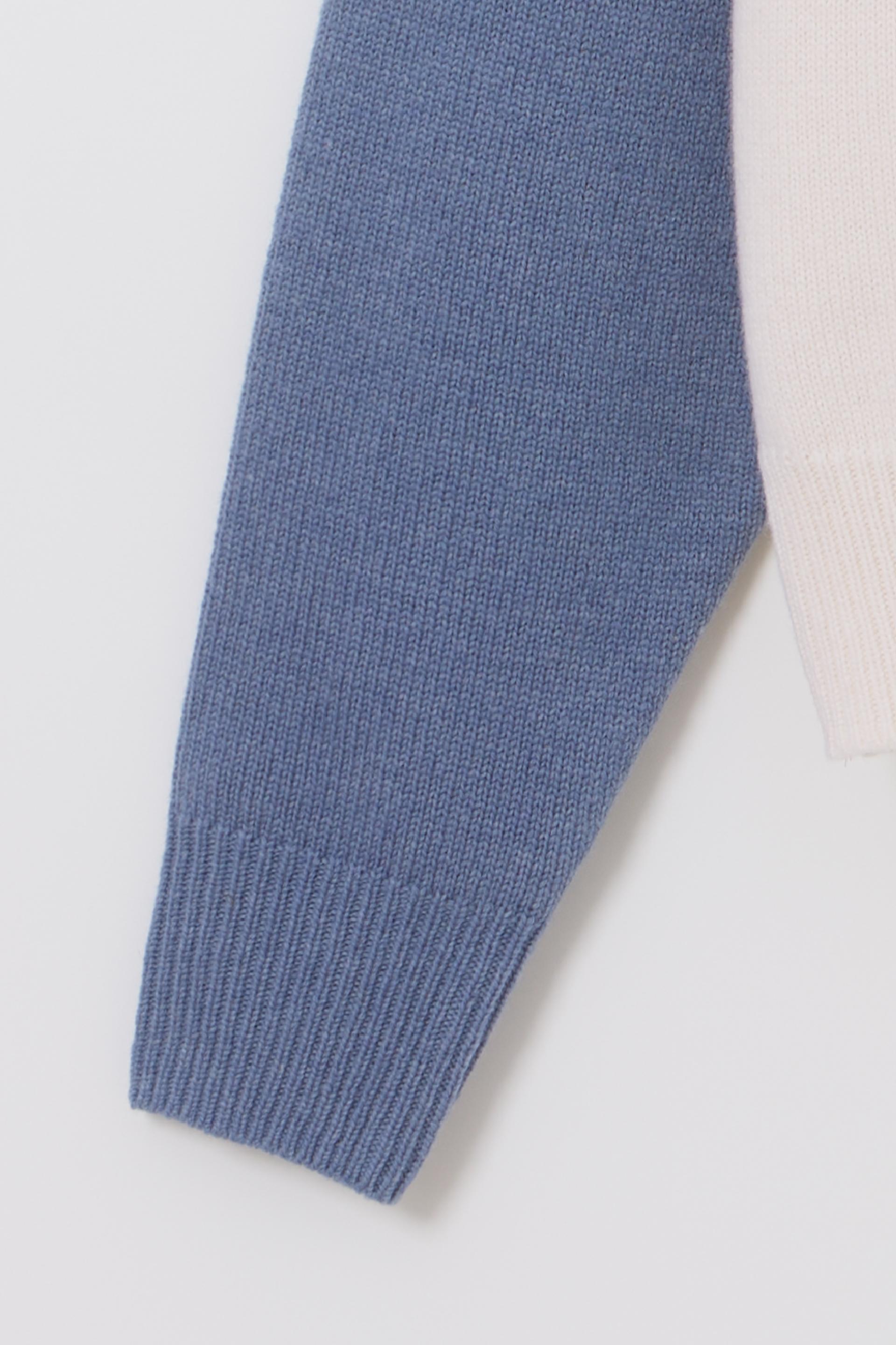tone raglan knit (blue)