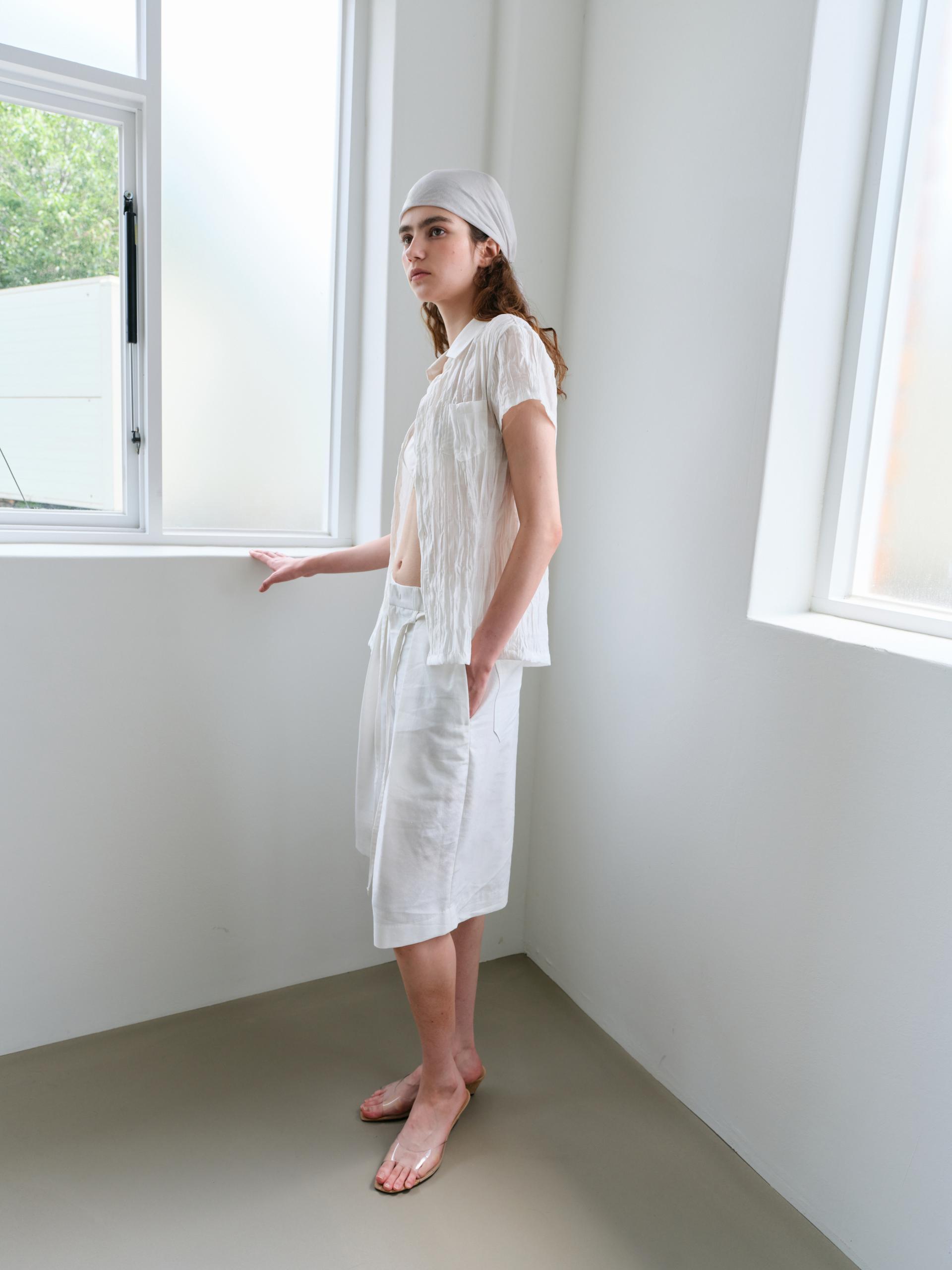 ripple half shirts (ivory)