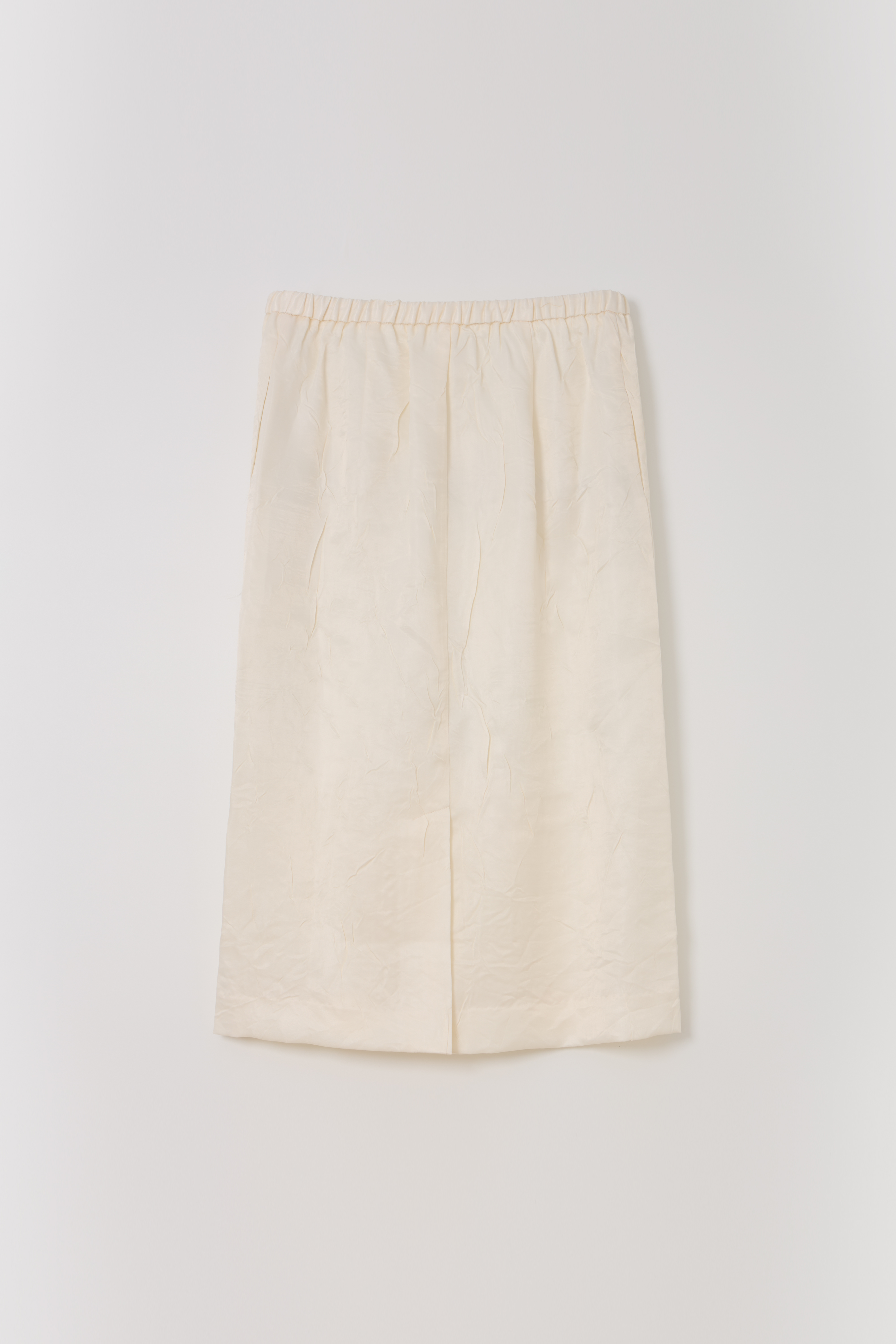 putty satin skirt (ivory)