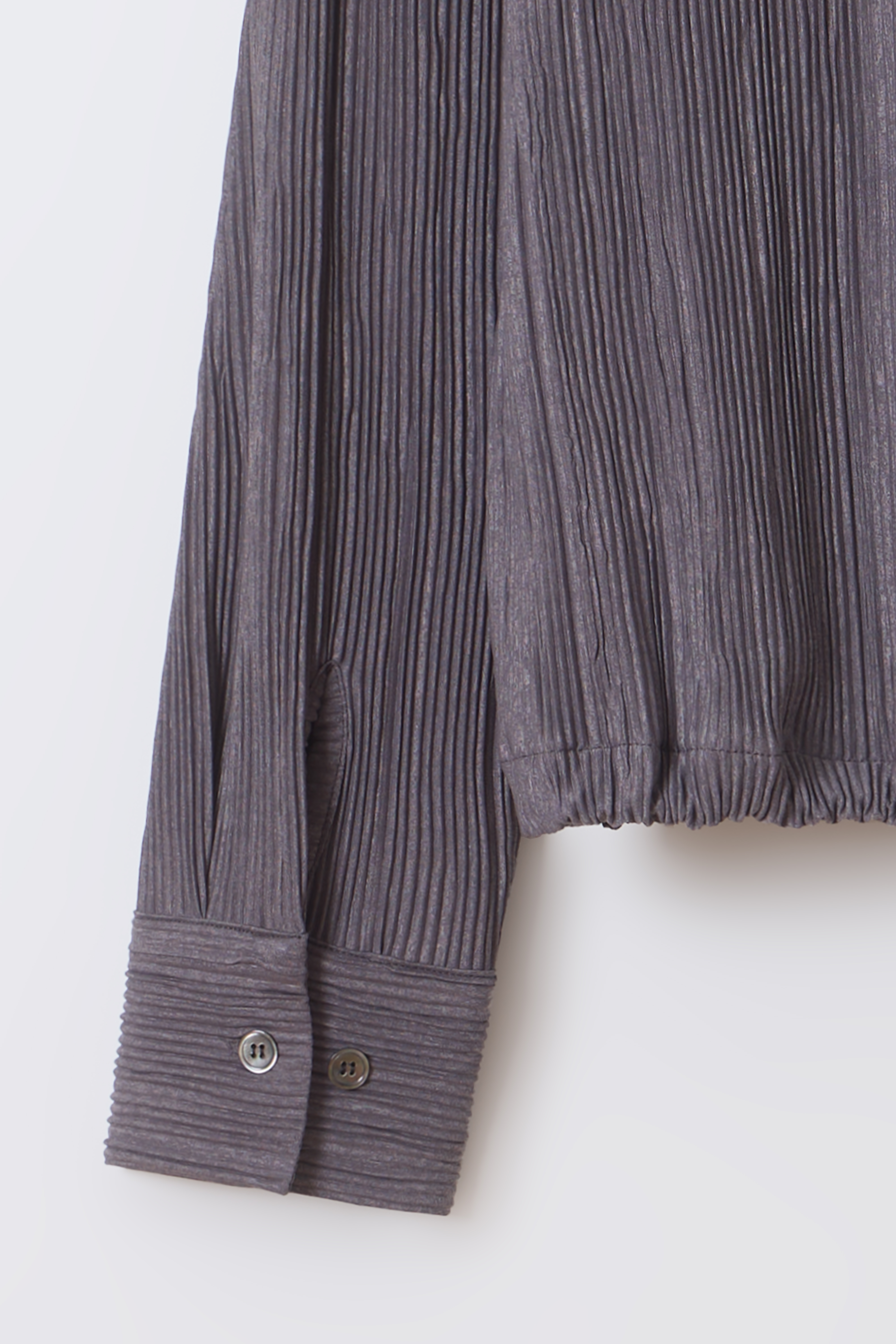 [2차 재입고] pleats string blouse (charcoal)