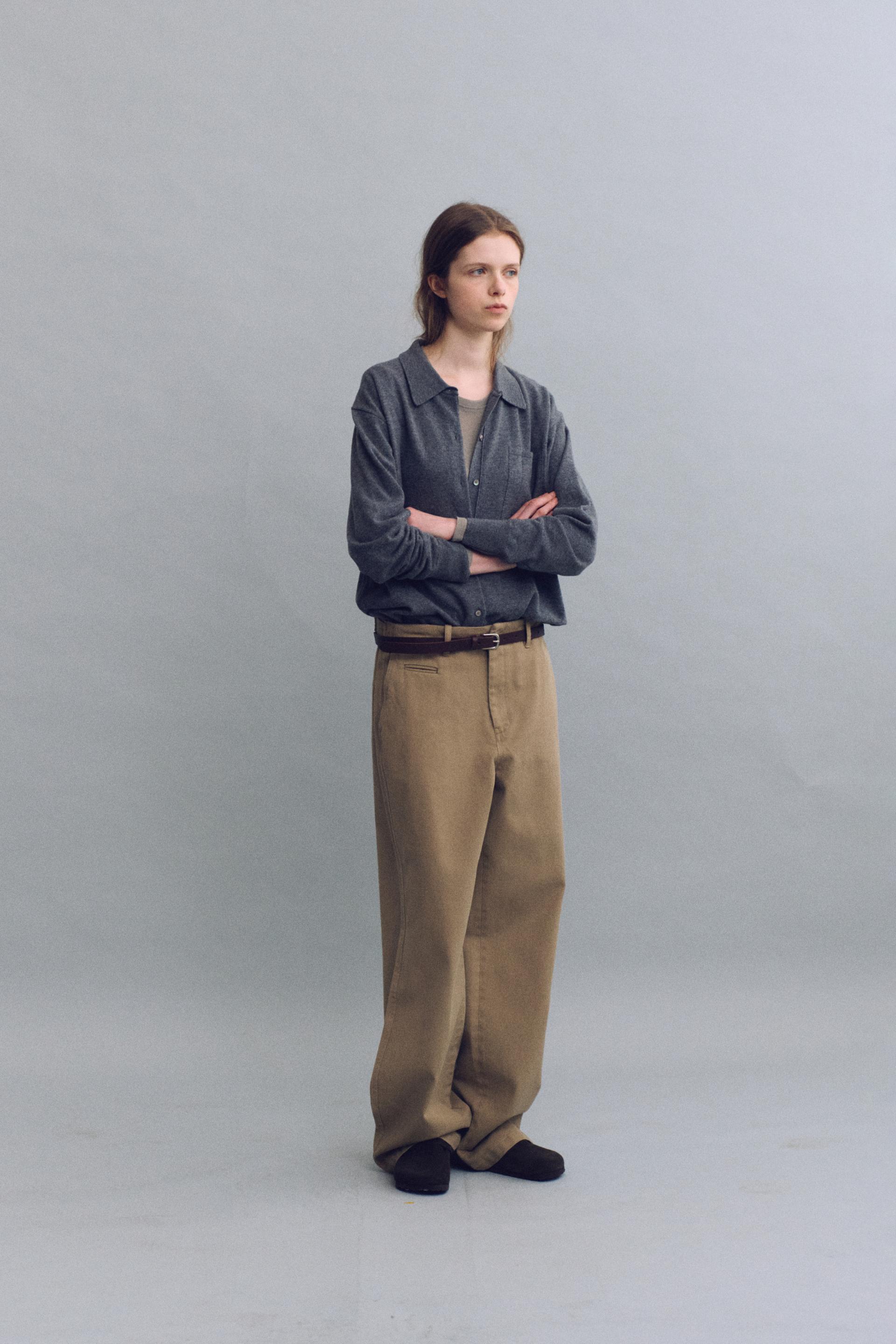 shirts pocket knit (charcoal)