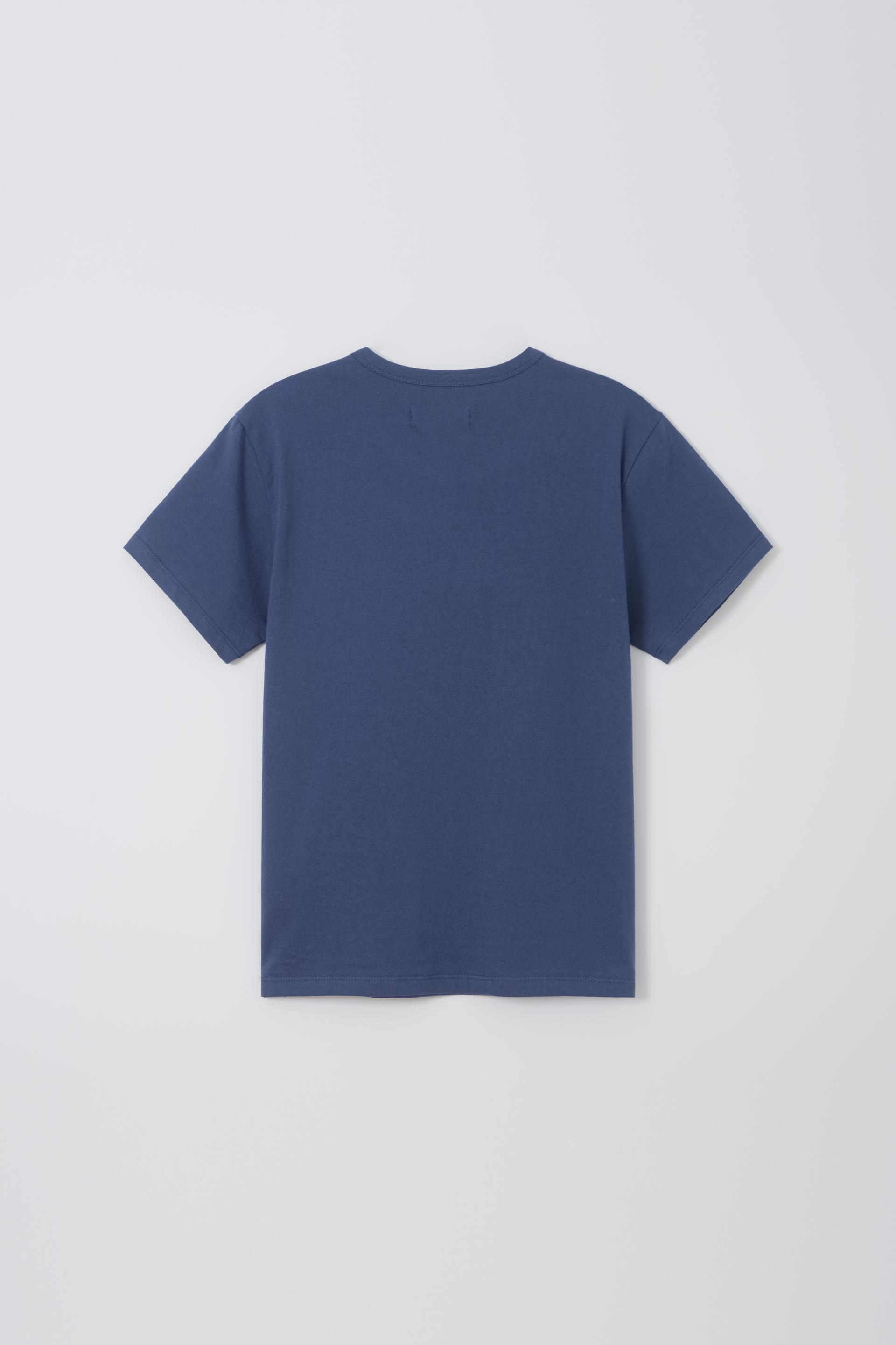 [2차 재입고] vintage form t-shirt (dusty blue)