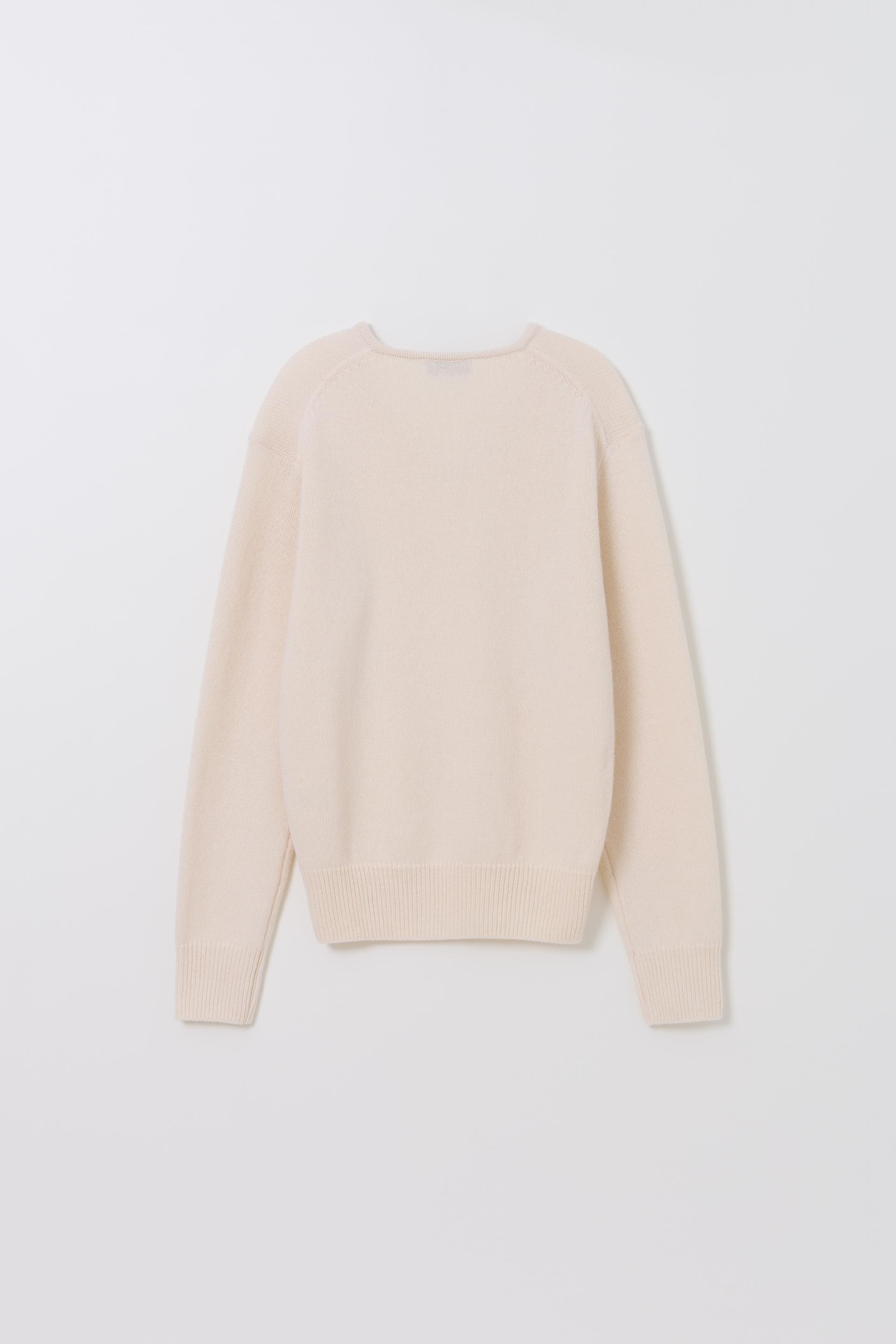 pipe v-neck knit (ivory)