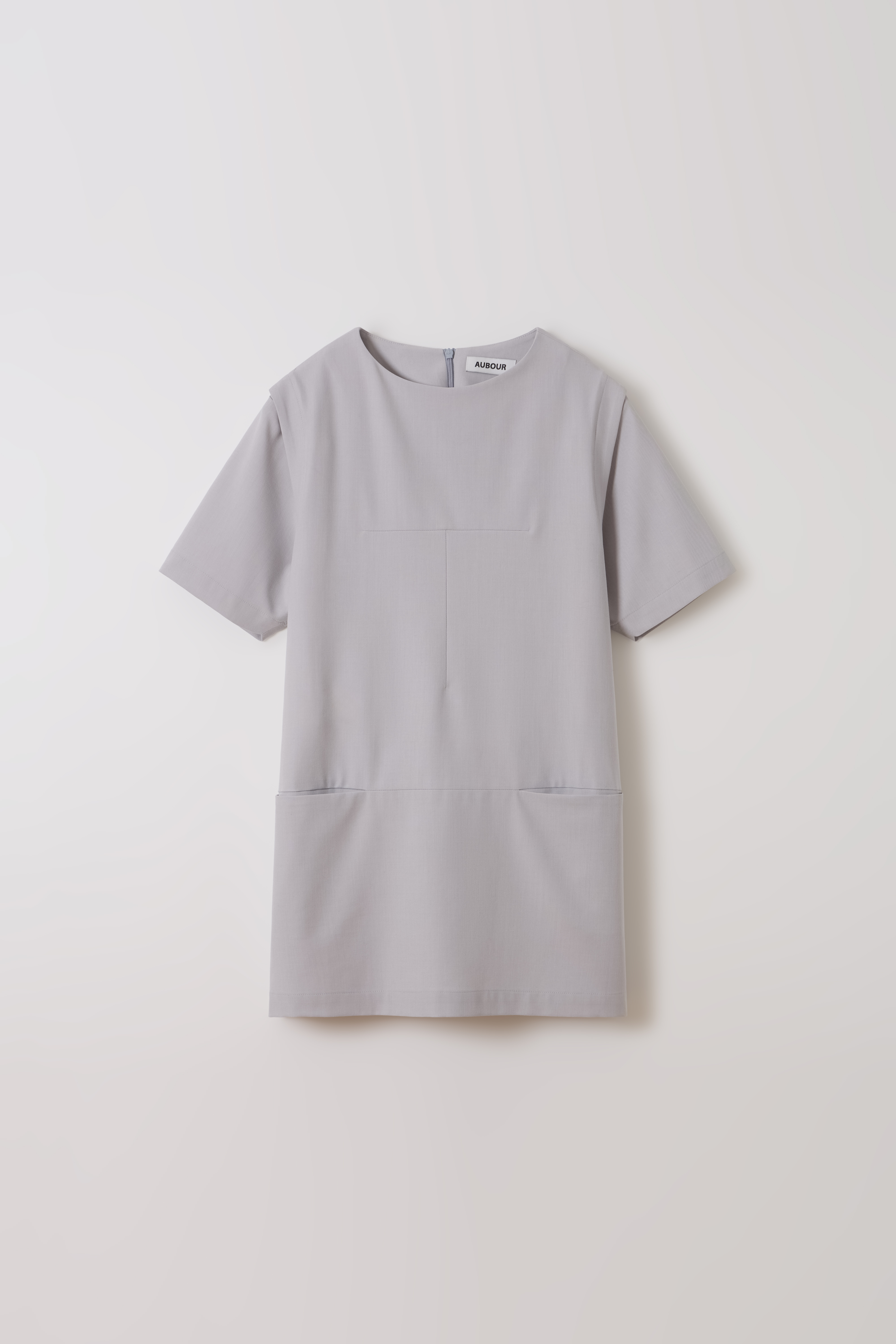 dart line blouse (powder sky)