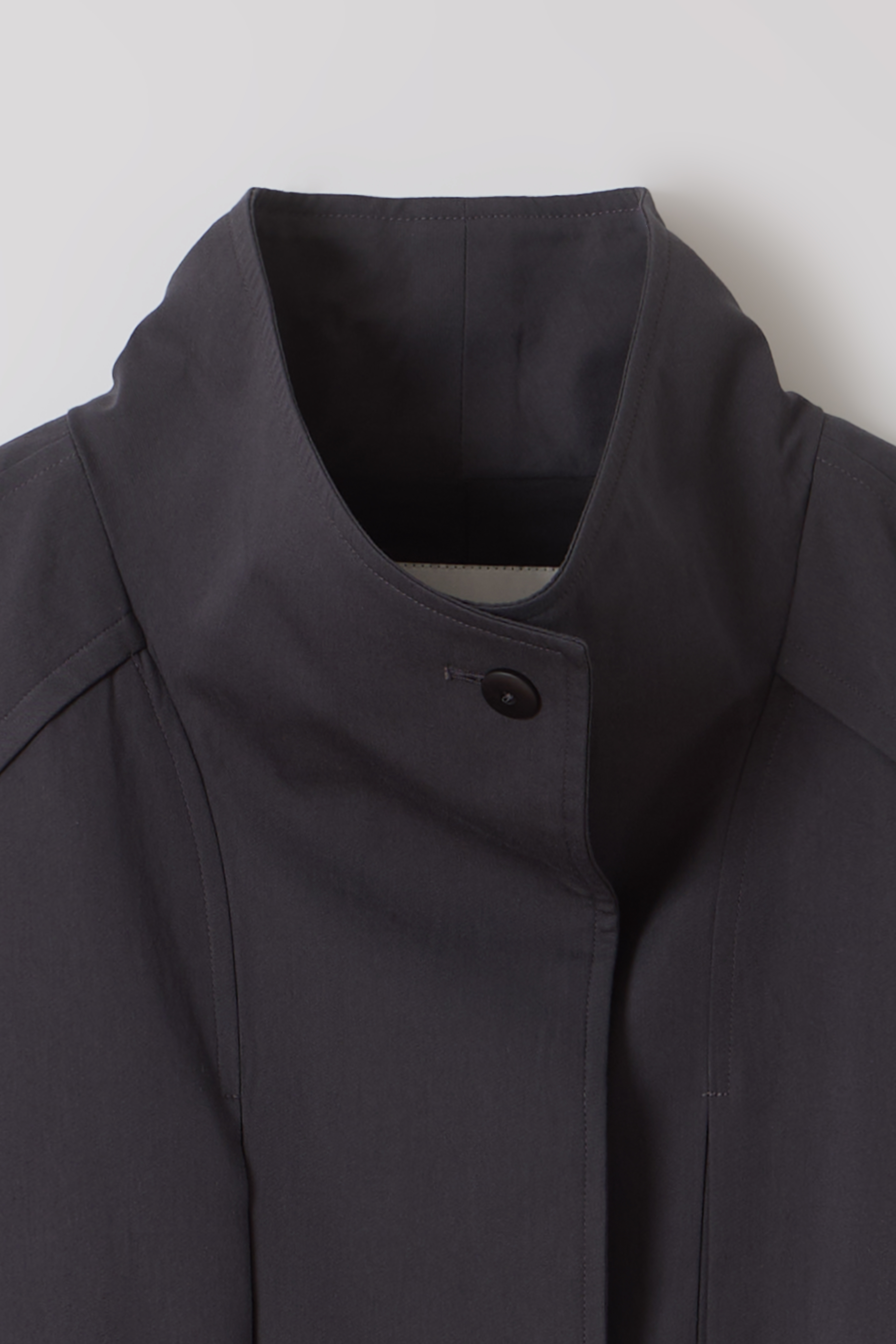 [3차 재입고] vent half trench coat (charcoal)