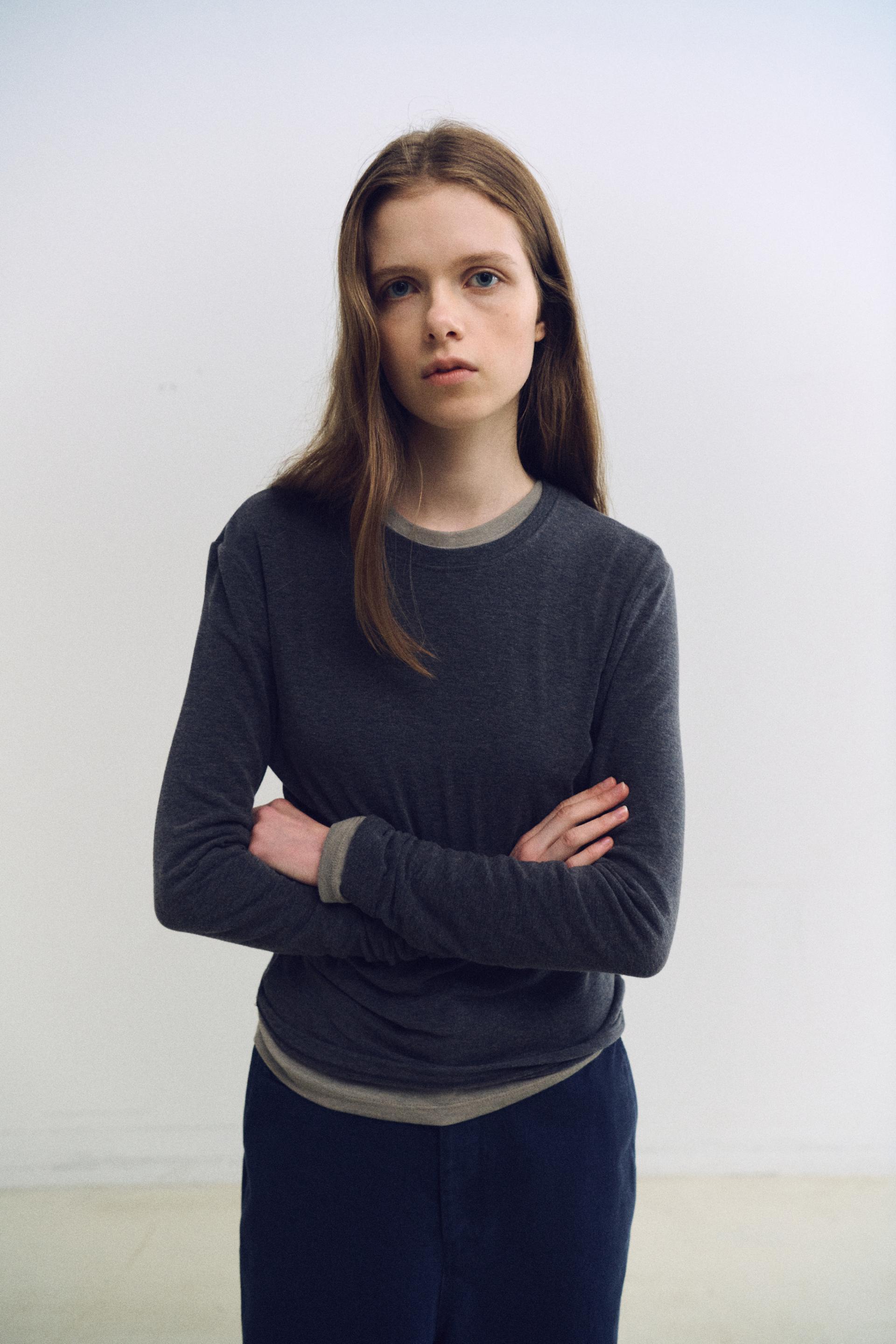 bare long sleeve wool tee (5 colors)