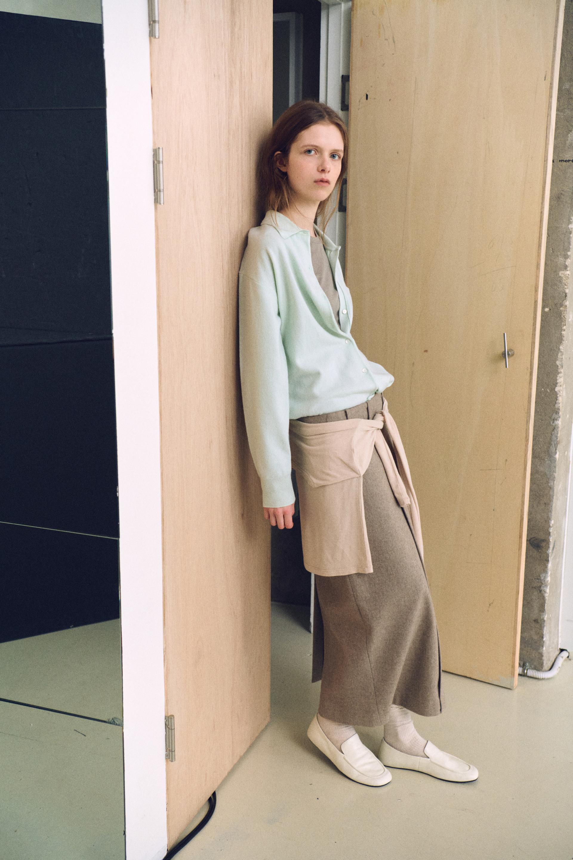 shirts pocket knit (mint)