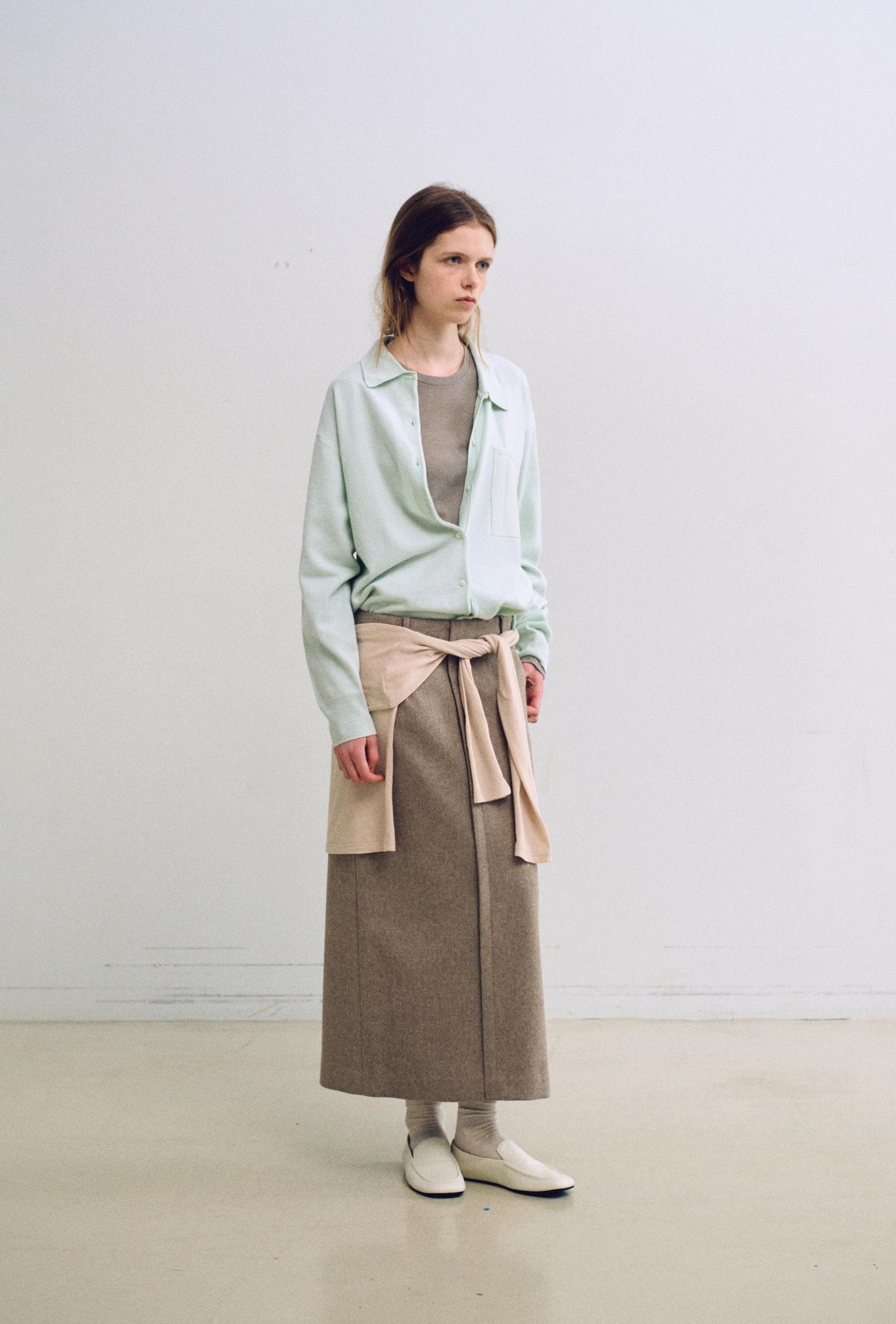 lip pencil skirt winter ver. (beige)