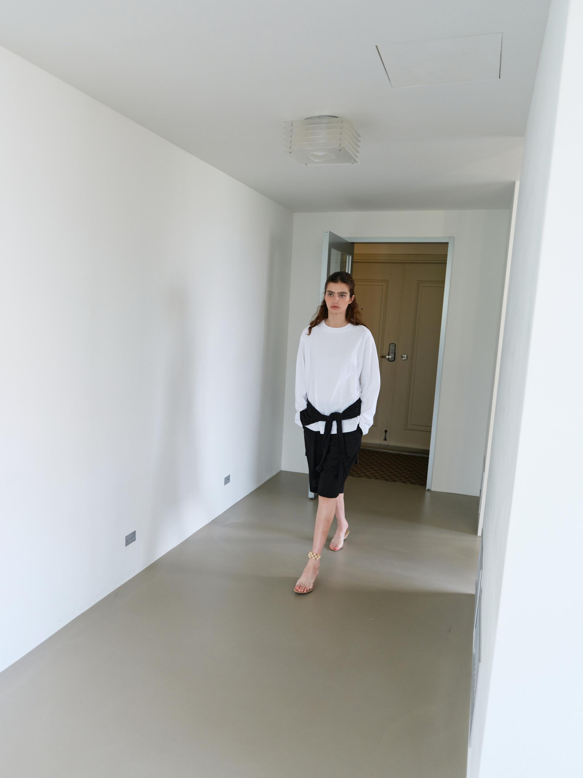 core long sleeve t-shirt (white)