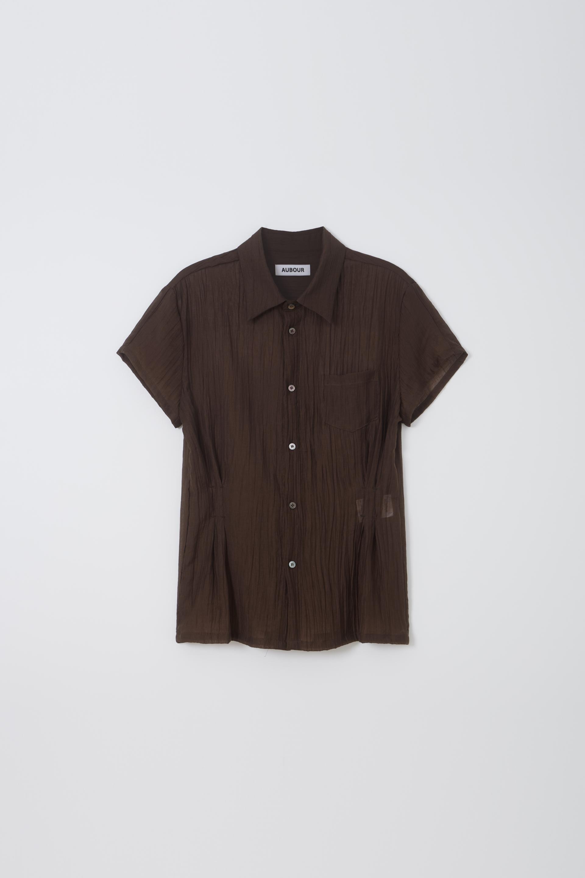 ripple half shirts (brown)