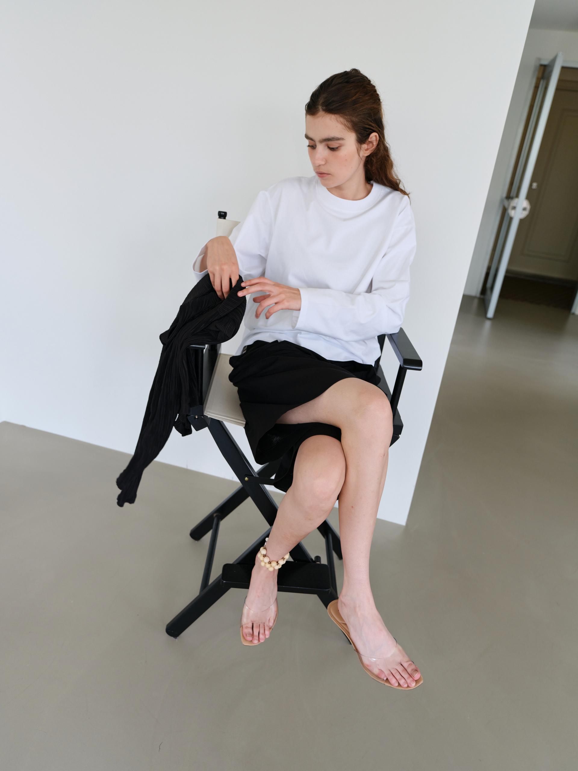core long sleeve t-shirt (white)