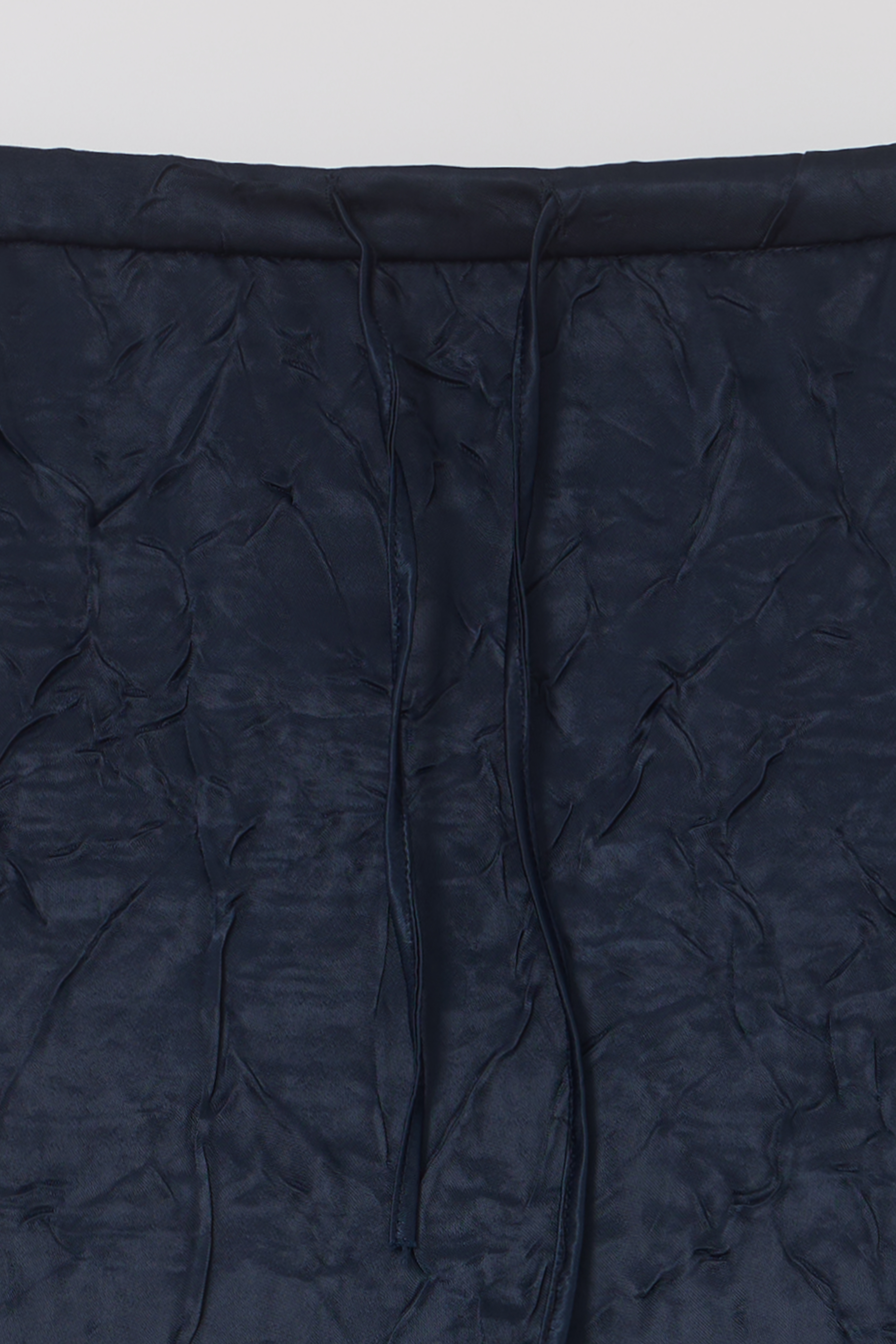 putty satin skirt (navy)