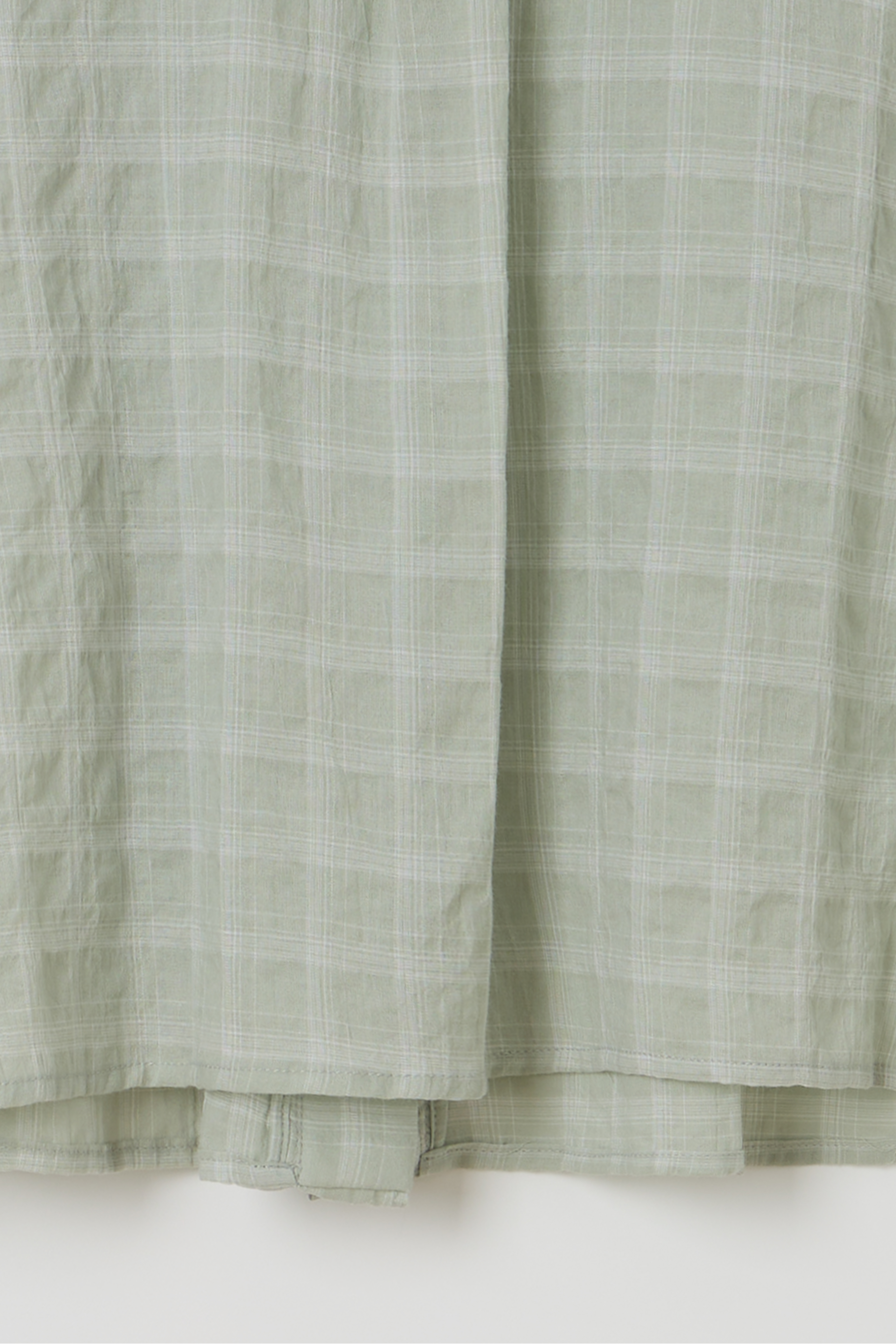 [2차 재입고] lace cap blouse (mint check)