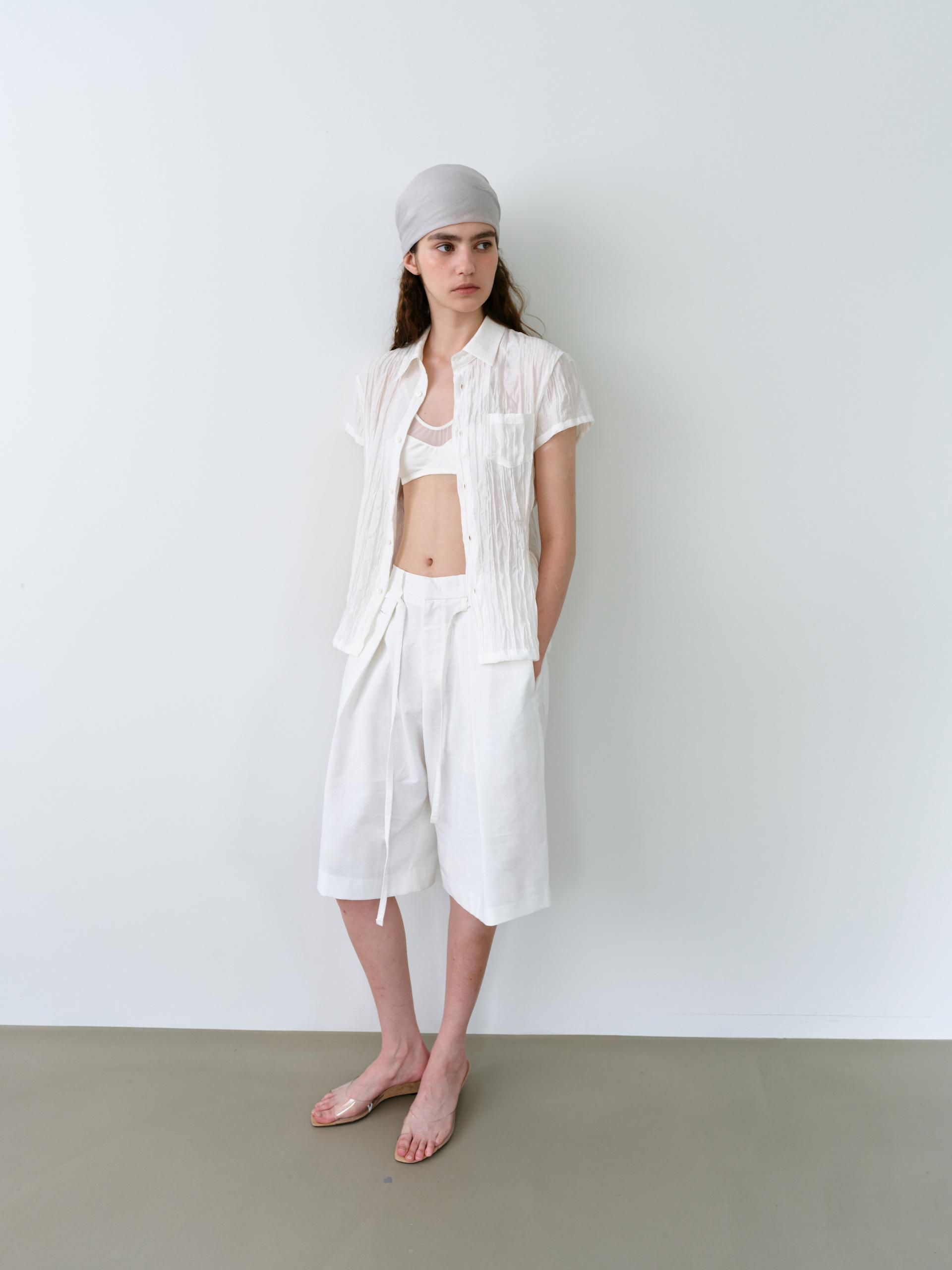ripple half shirts (ivory)