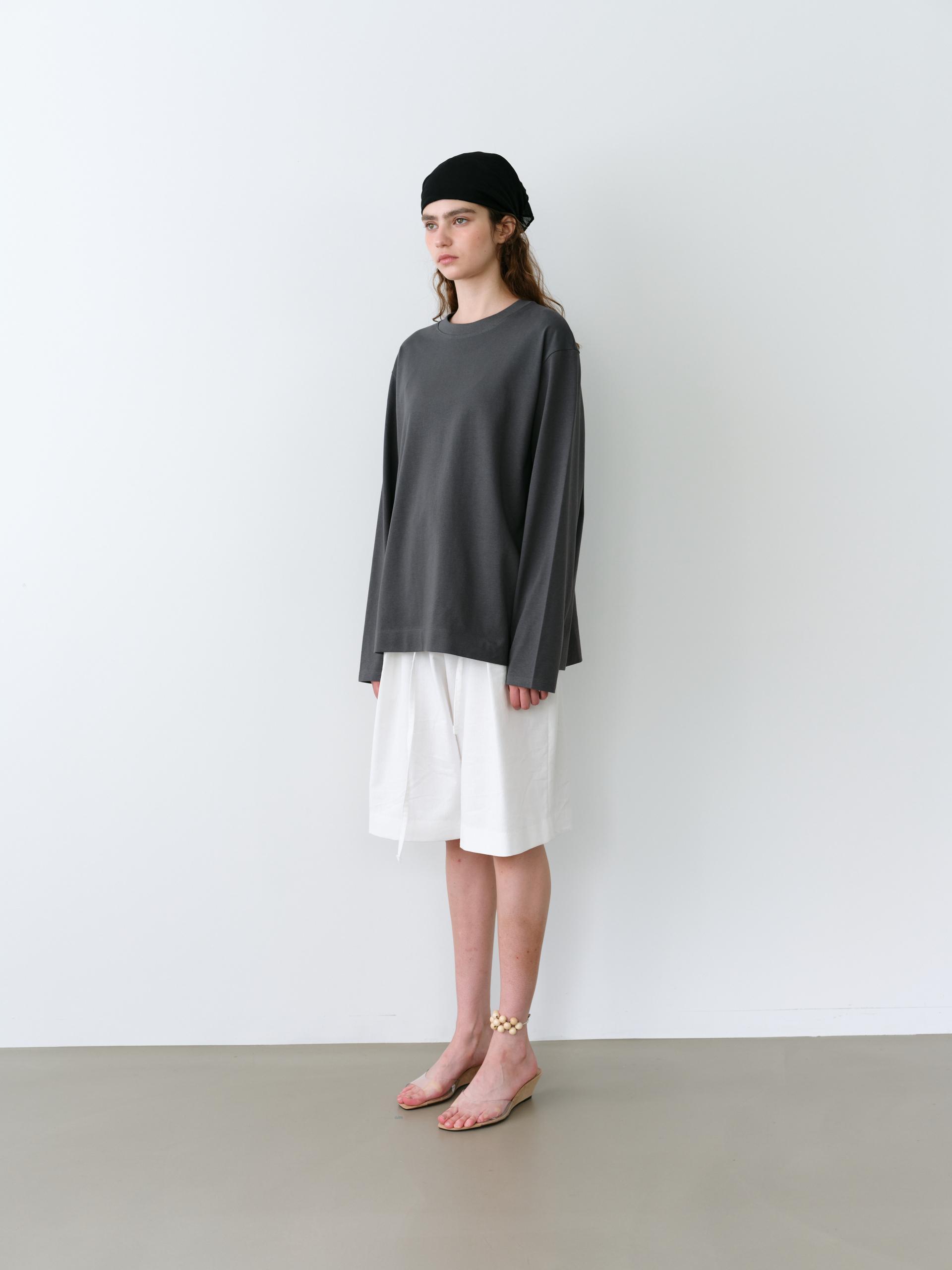 core long sleeve t-shirt (charcoal)