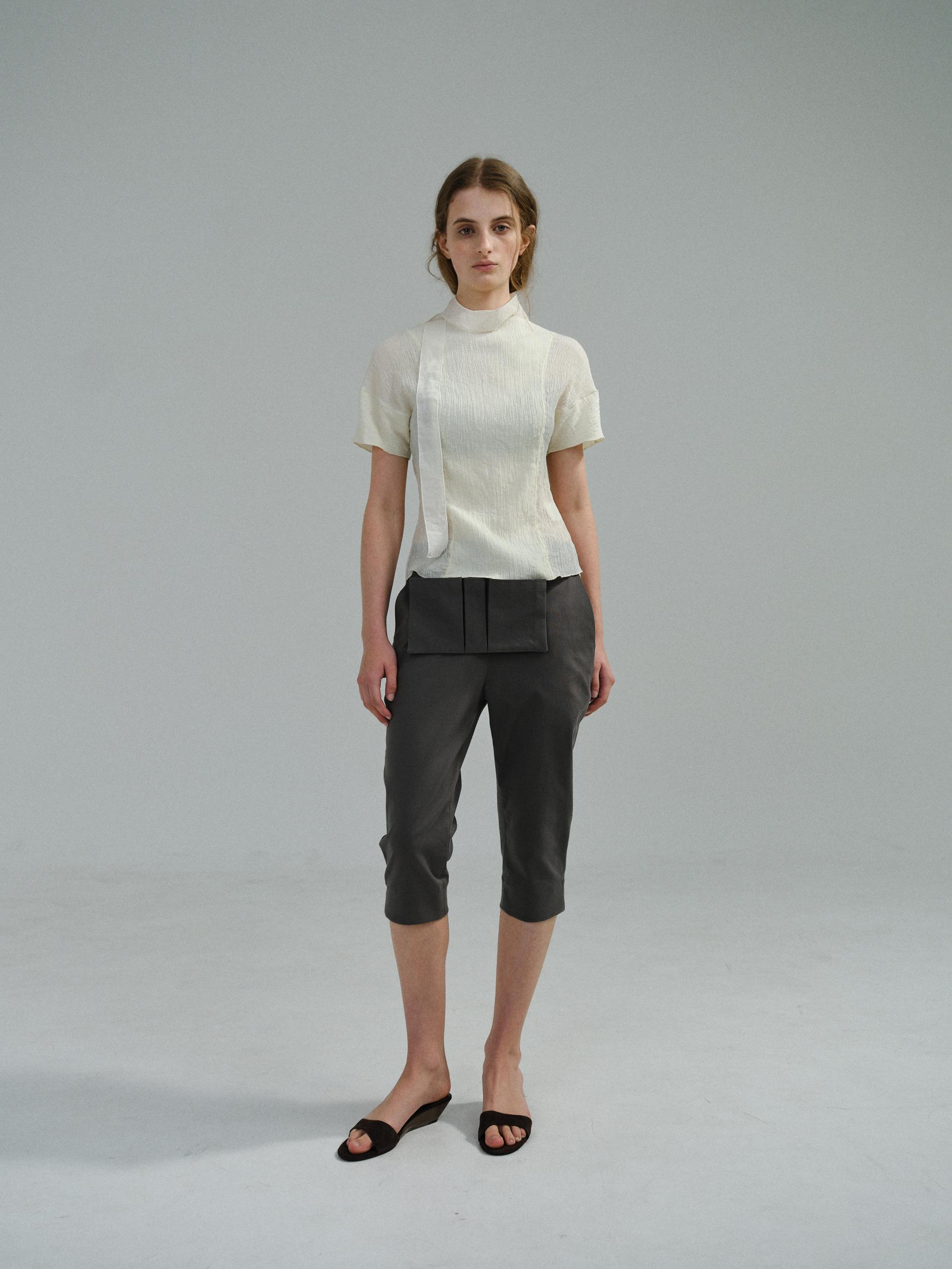 lip biker pants (grey)
