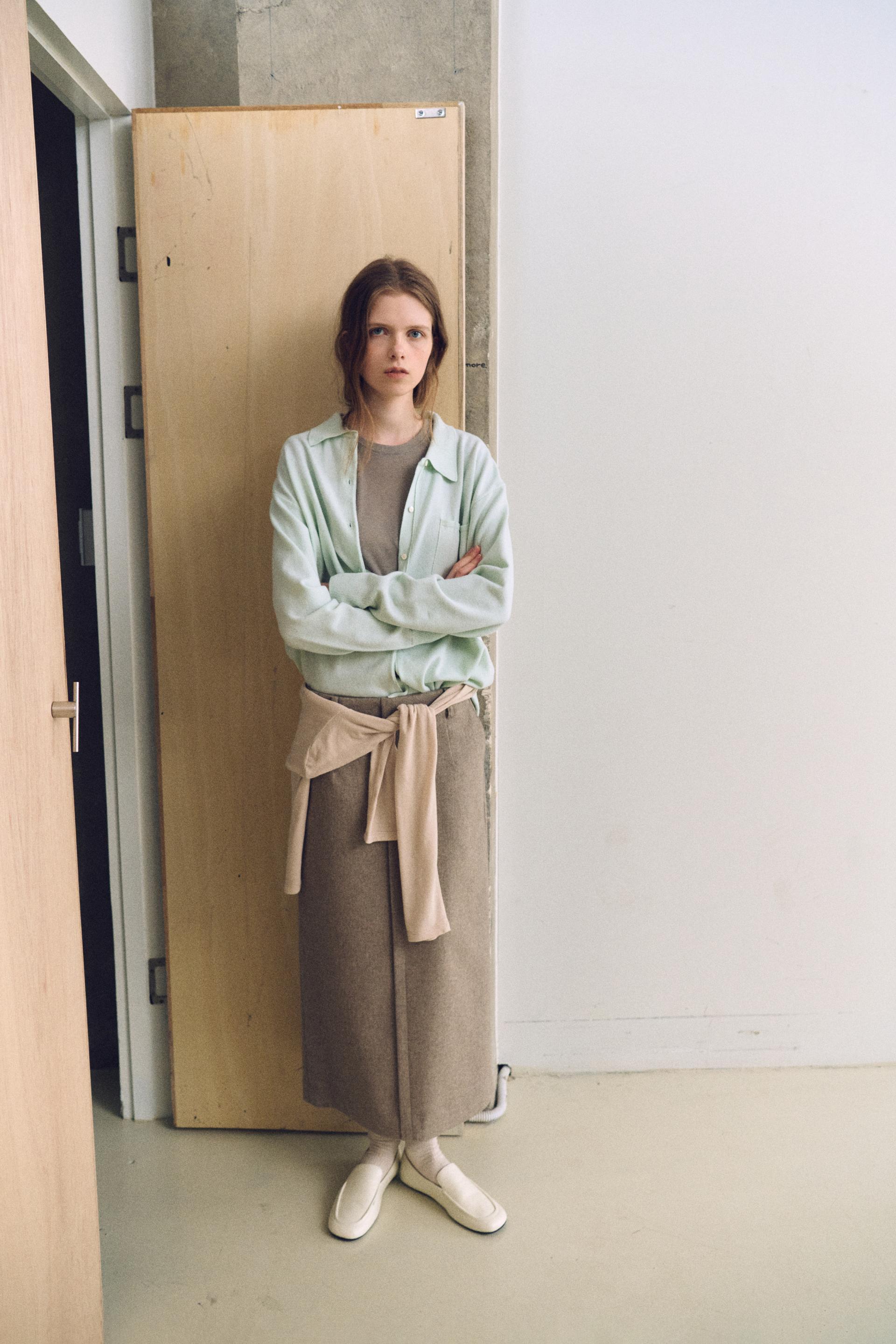 shirts pocket knit (mint)