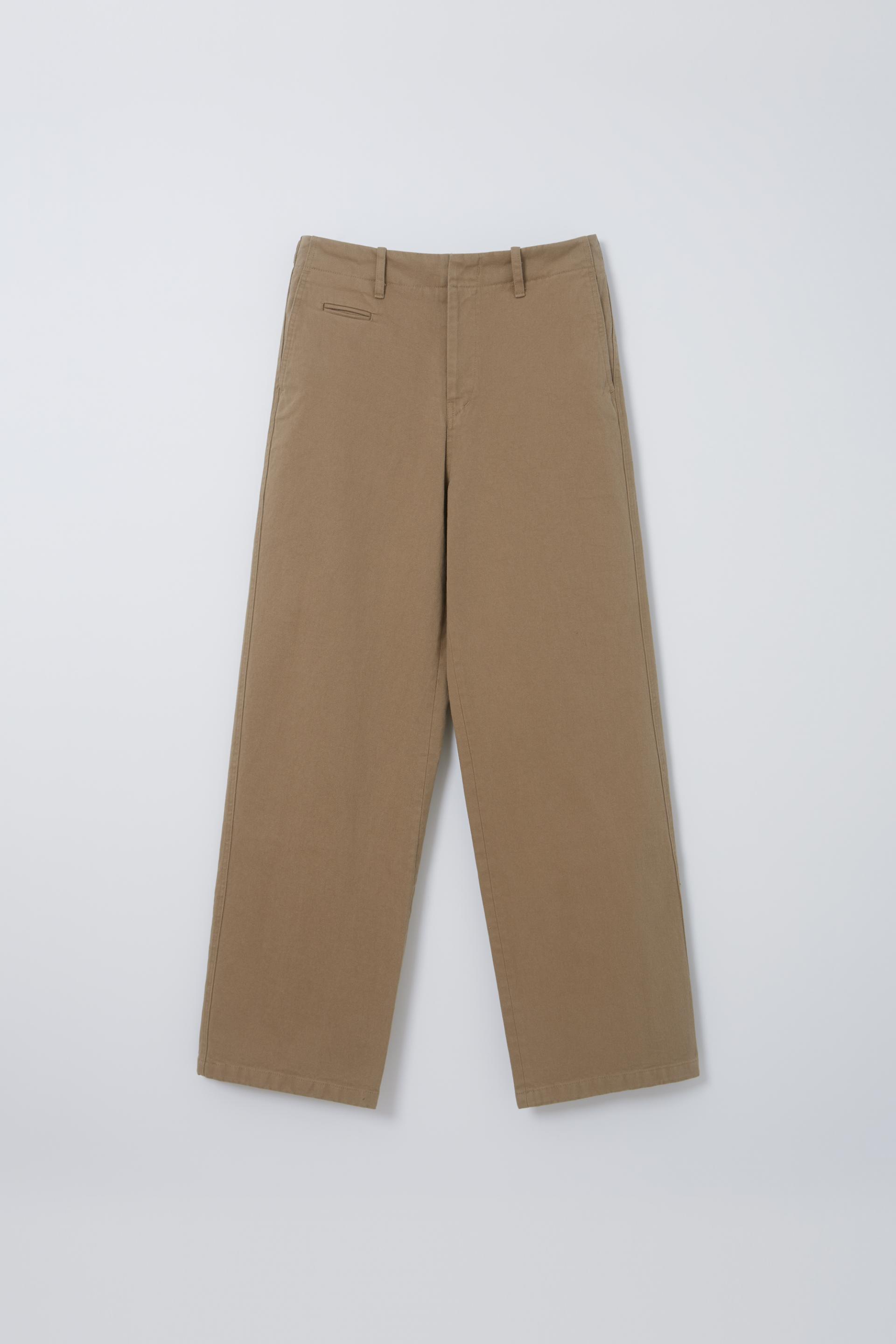 [2차 재입고] washed buckle pants (vintage beige)