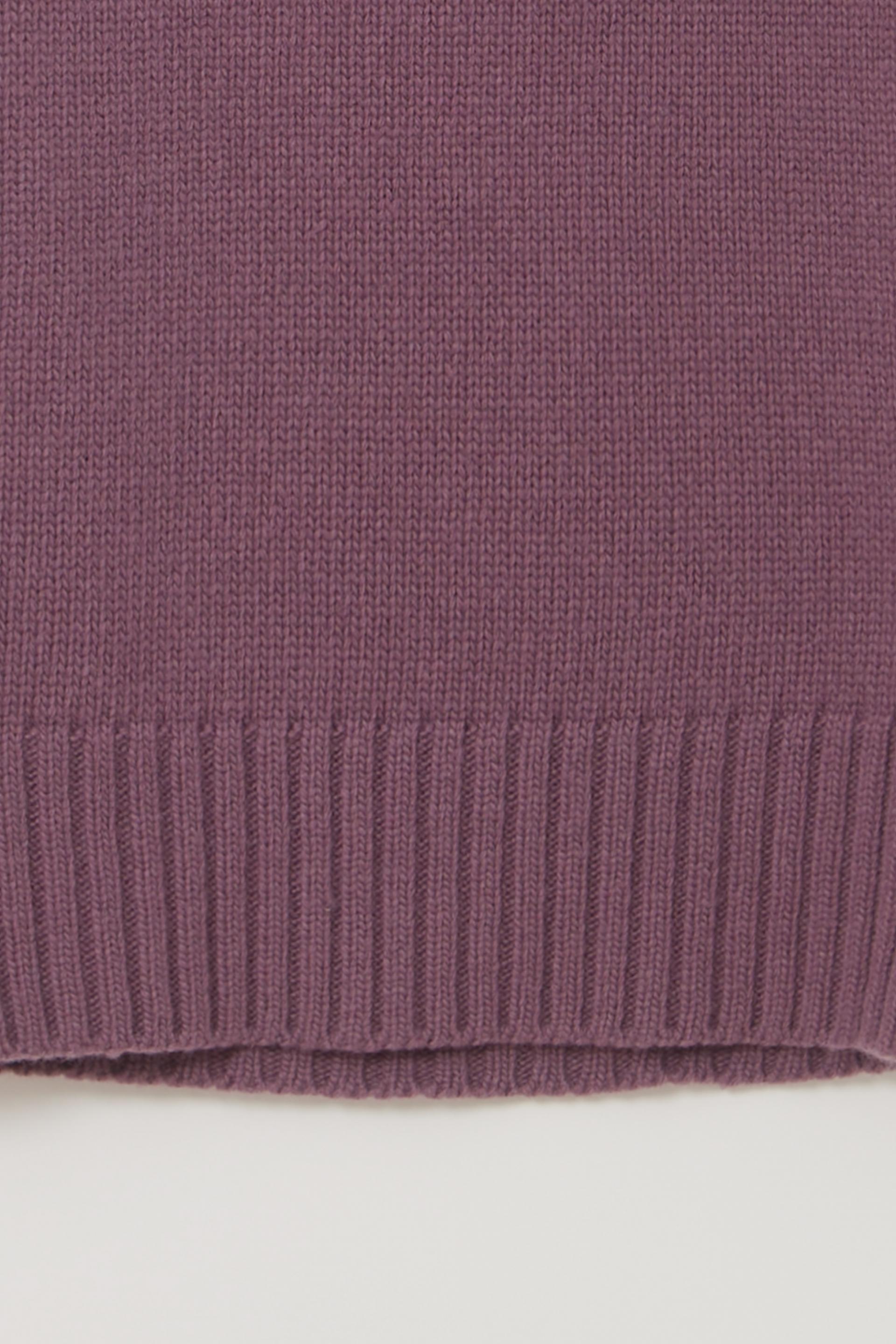 [3차 재입고] boat-neck half knit (mauve)