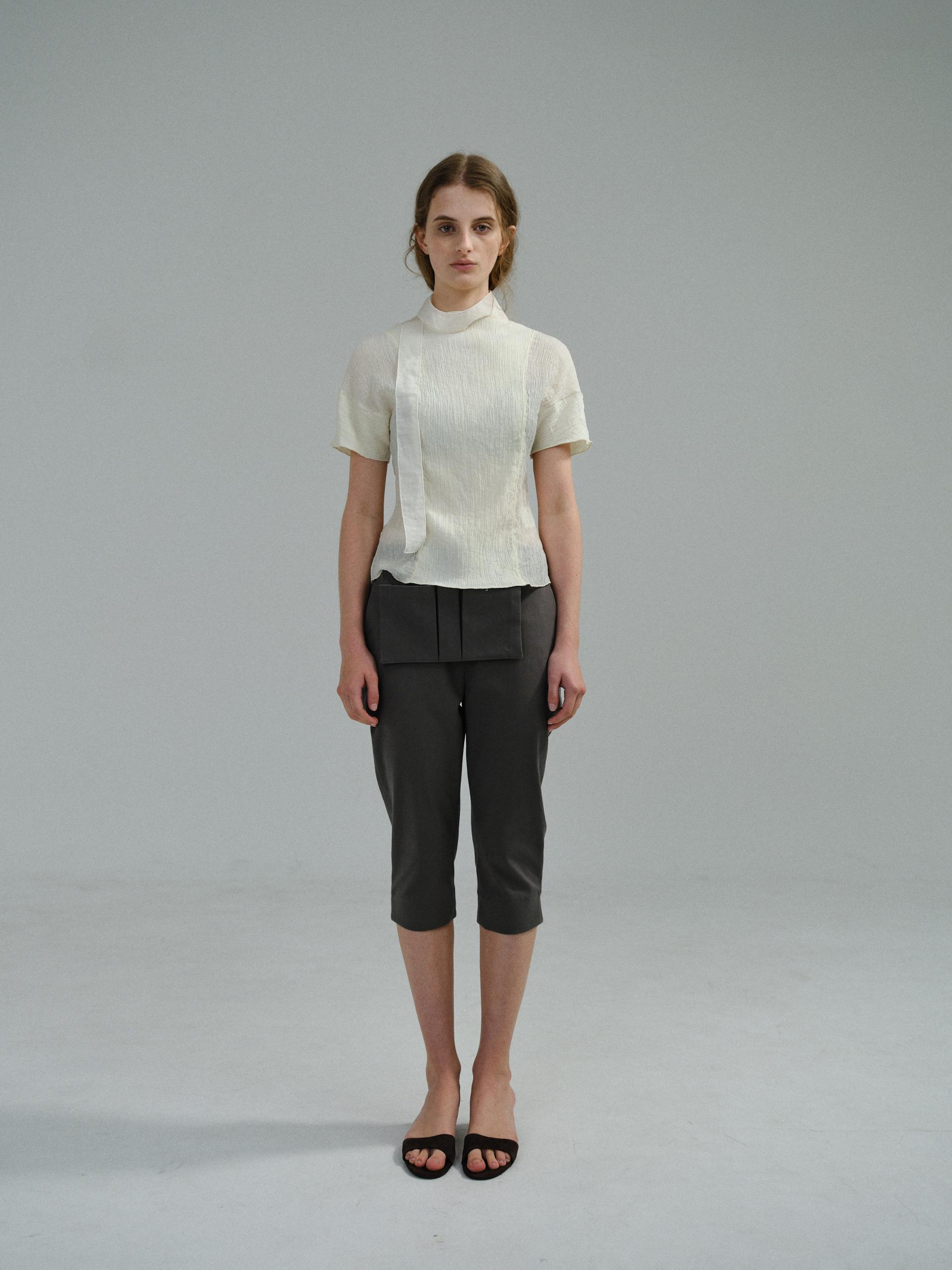 lip biker pants (grey)