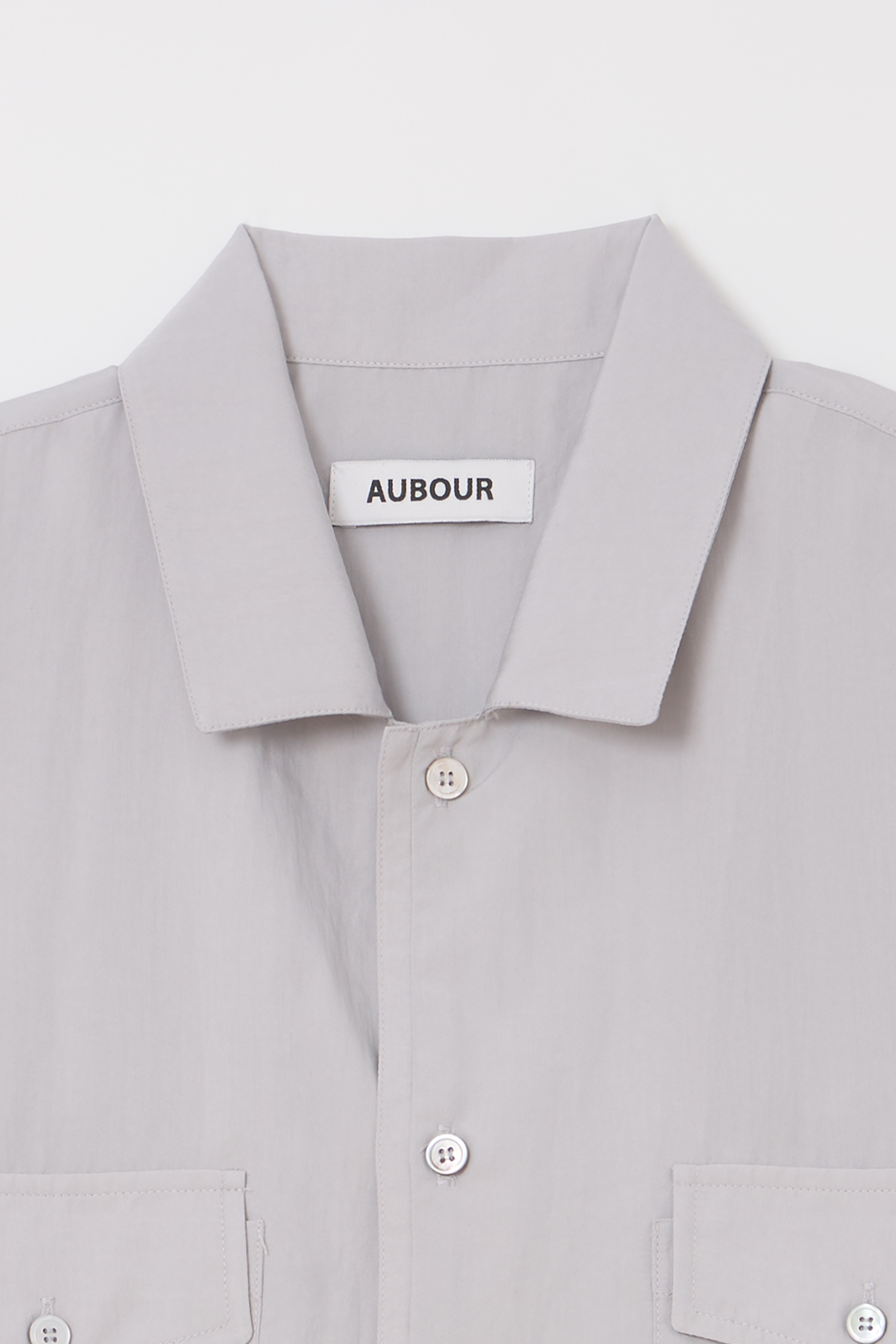 wrinkled lapel shirts (dusty sky)