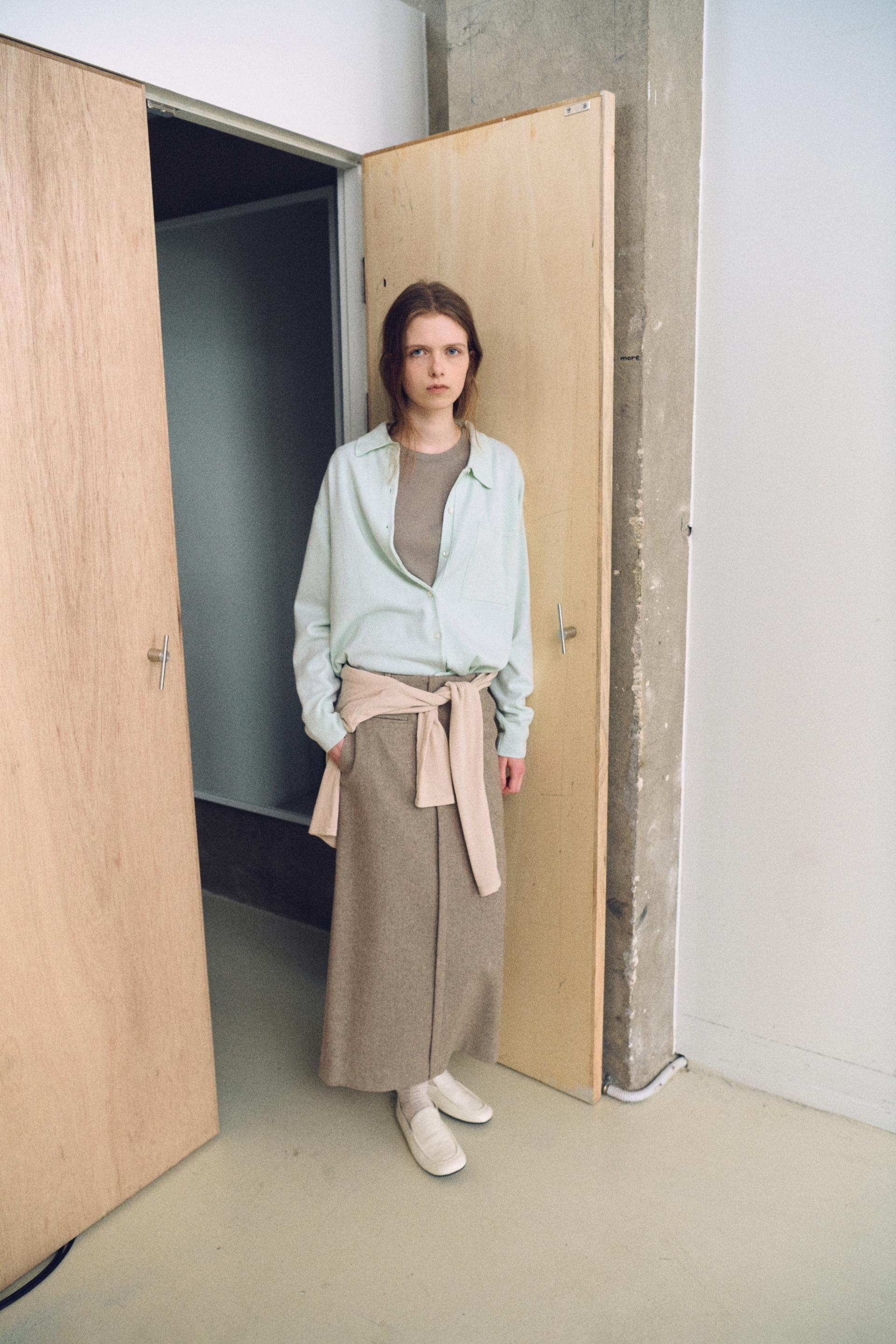 shirts pocket knit (mint)