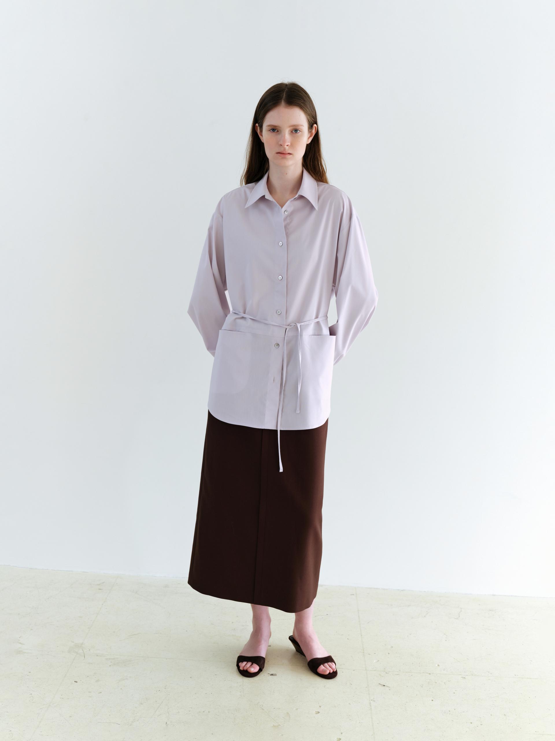 [17차 재입고] lip pencil skirt (brown)