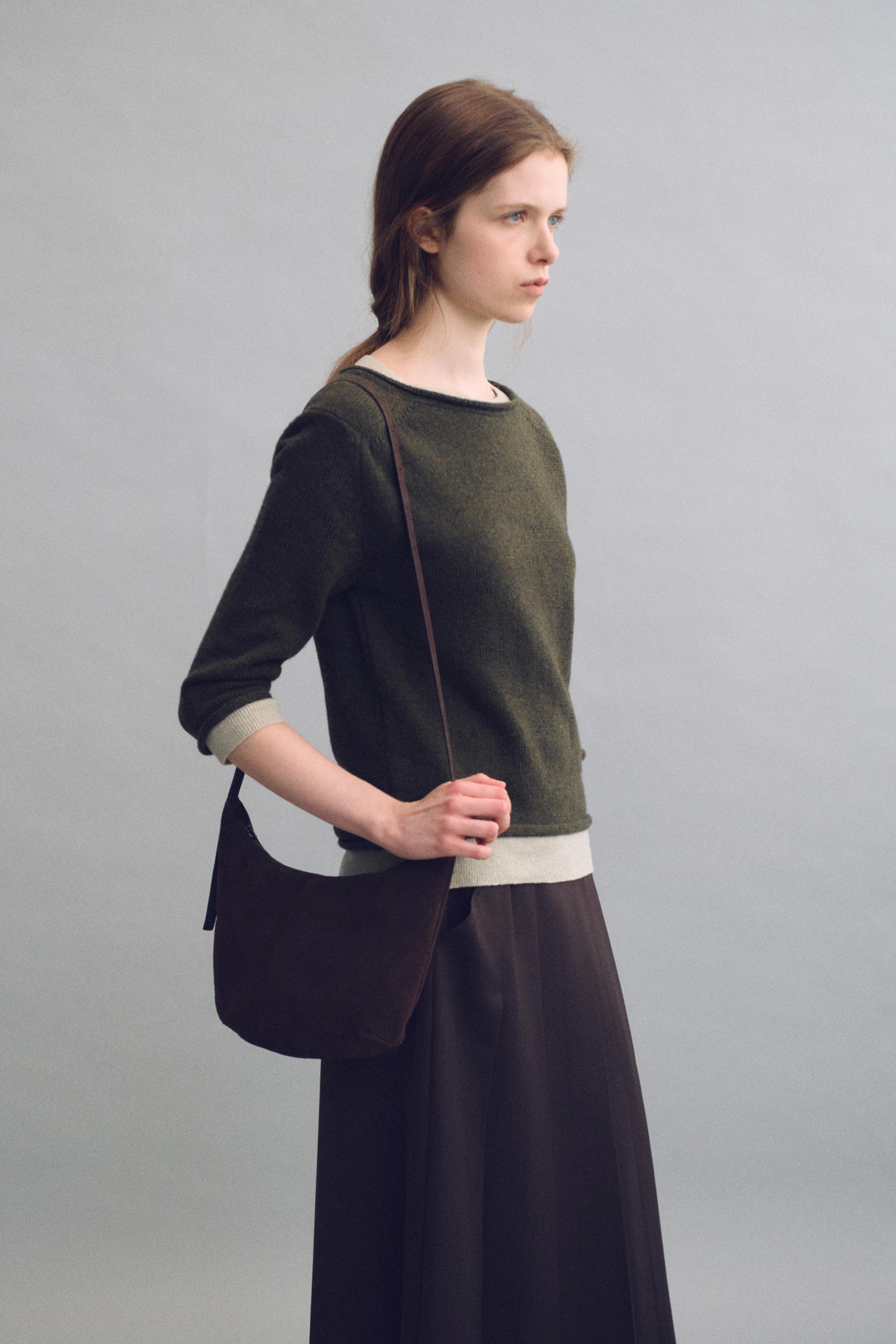 arc hobo bag (suede brown)