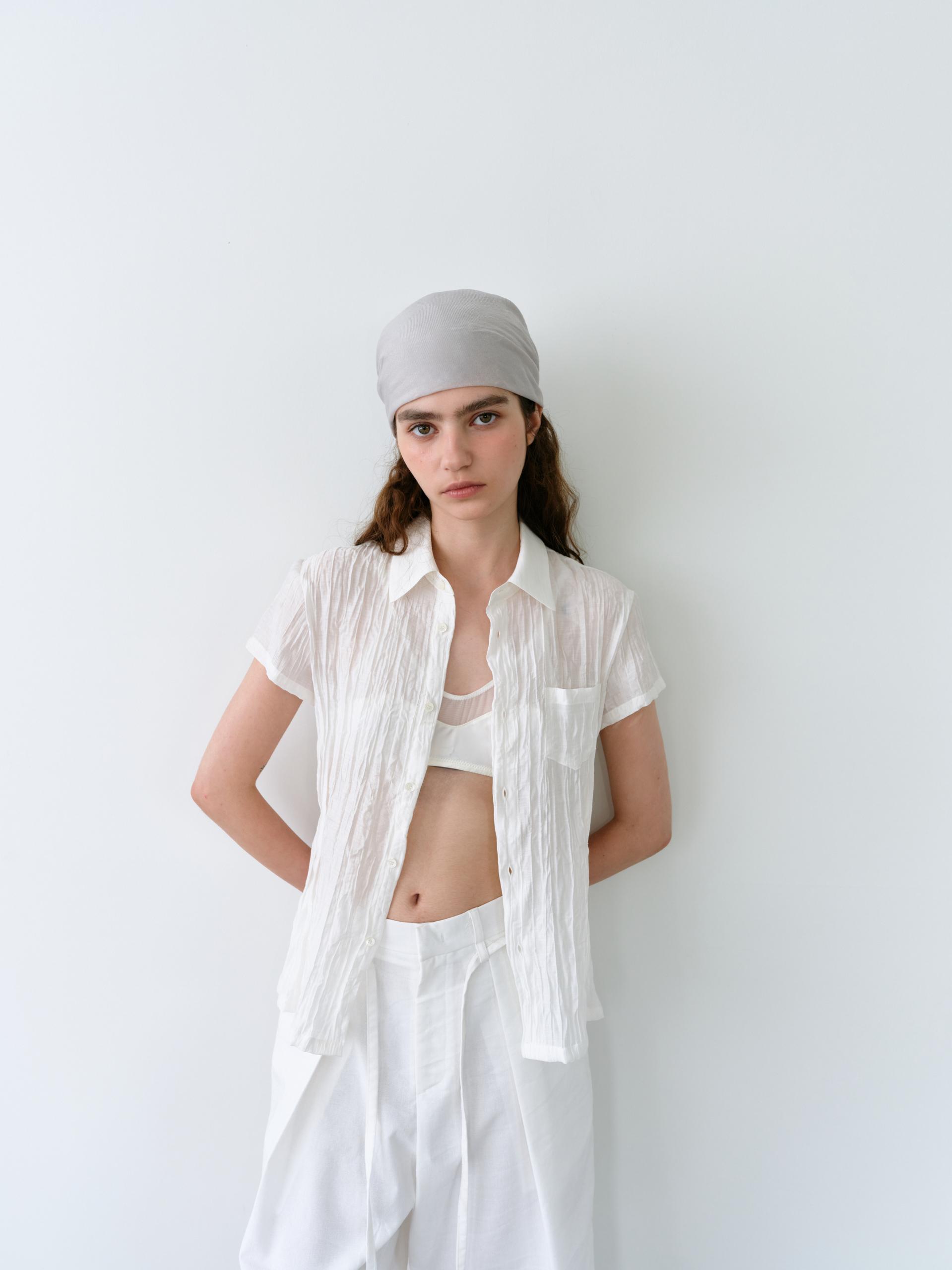 ripple half shirts (ivory)
