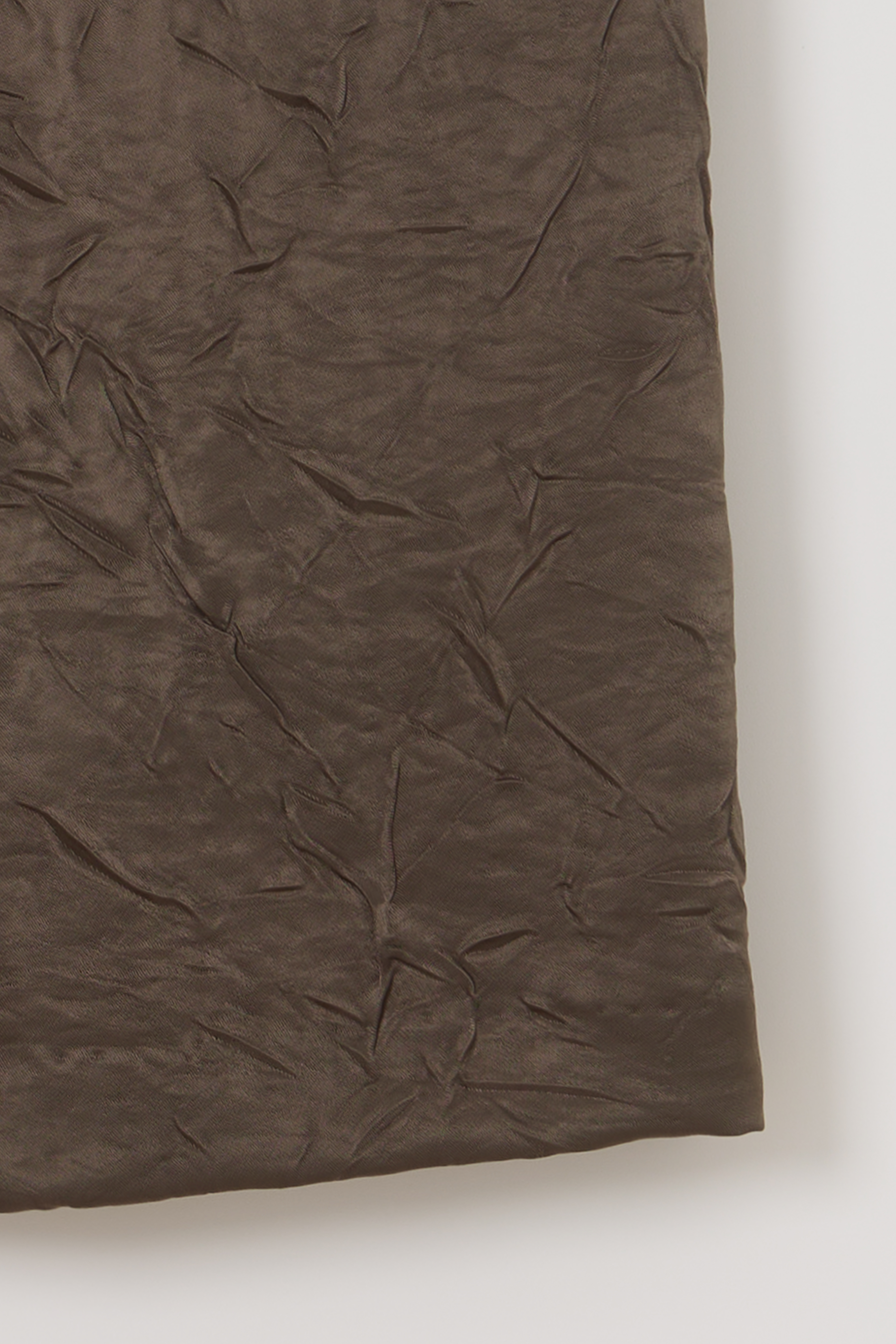 putty satin skirt (brown)