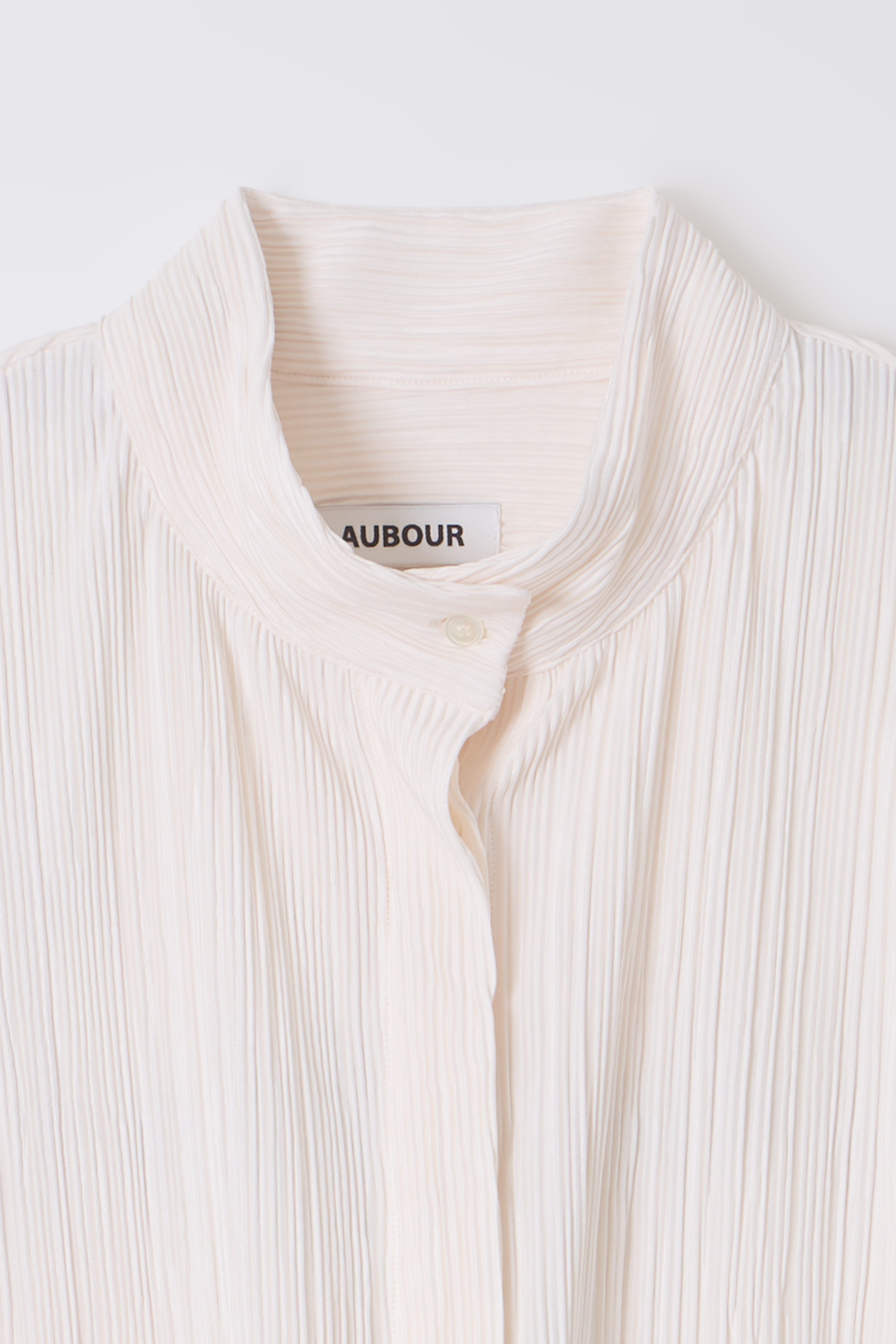 [2차 재입고] pleats string blouse (ivory)