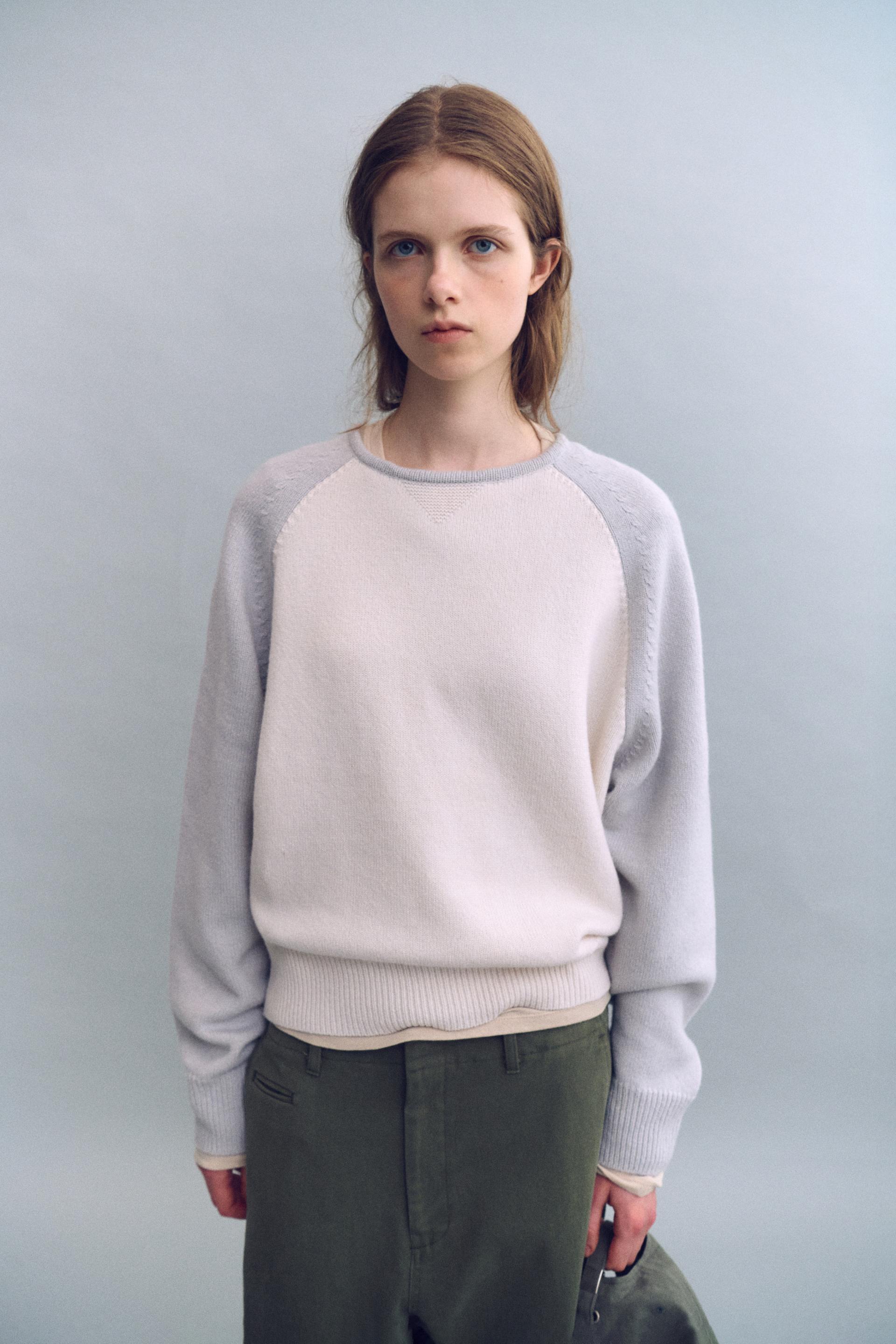 tone raglan knit (sky grey)