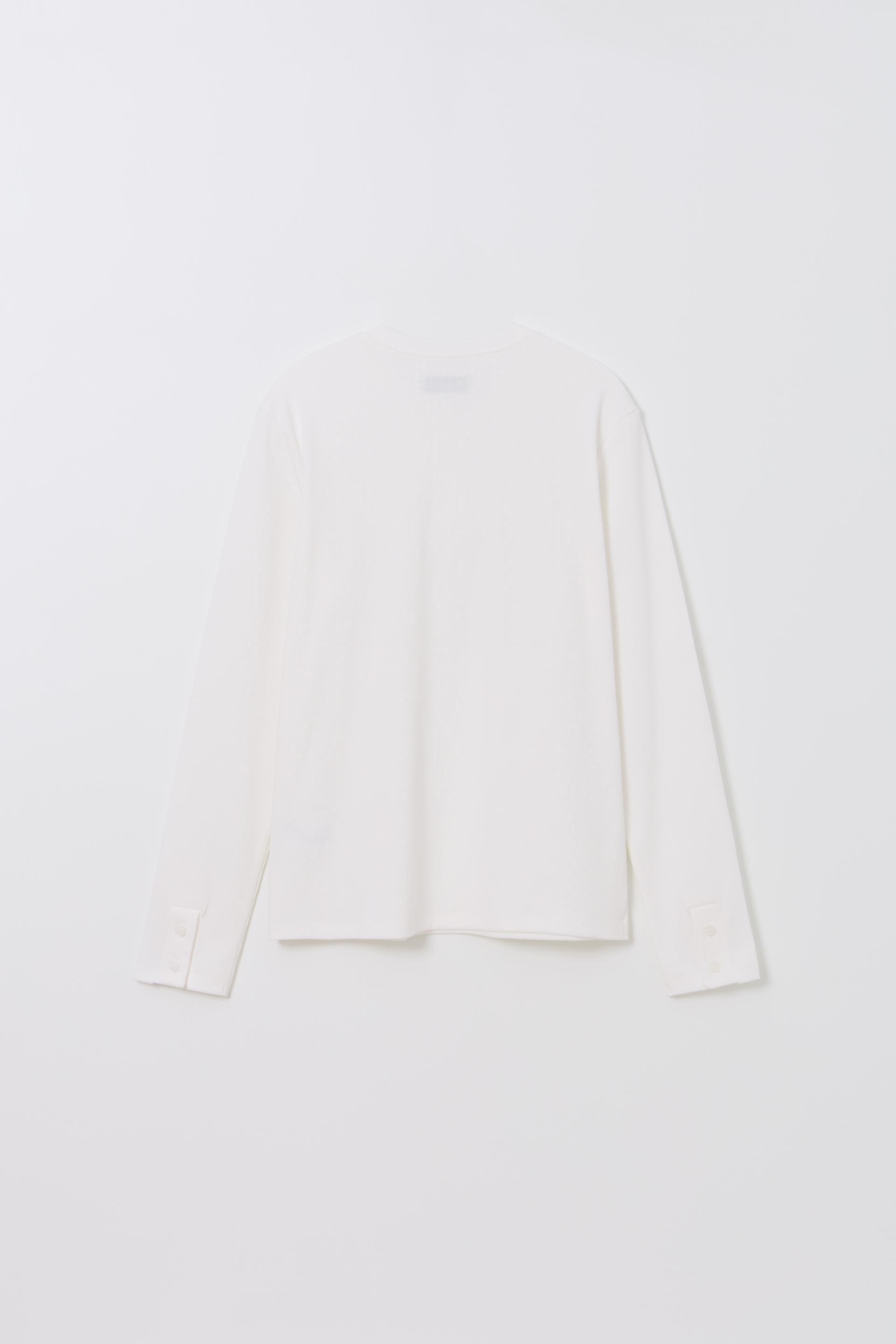 alter deep henley t-shirt (ivory)
