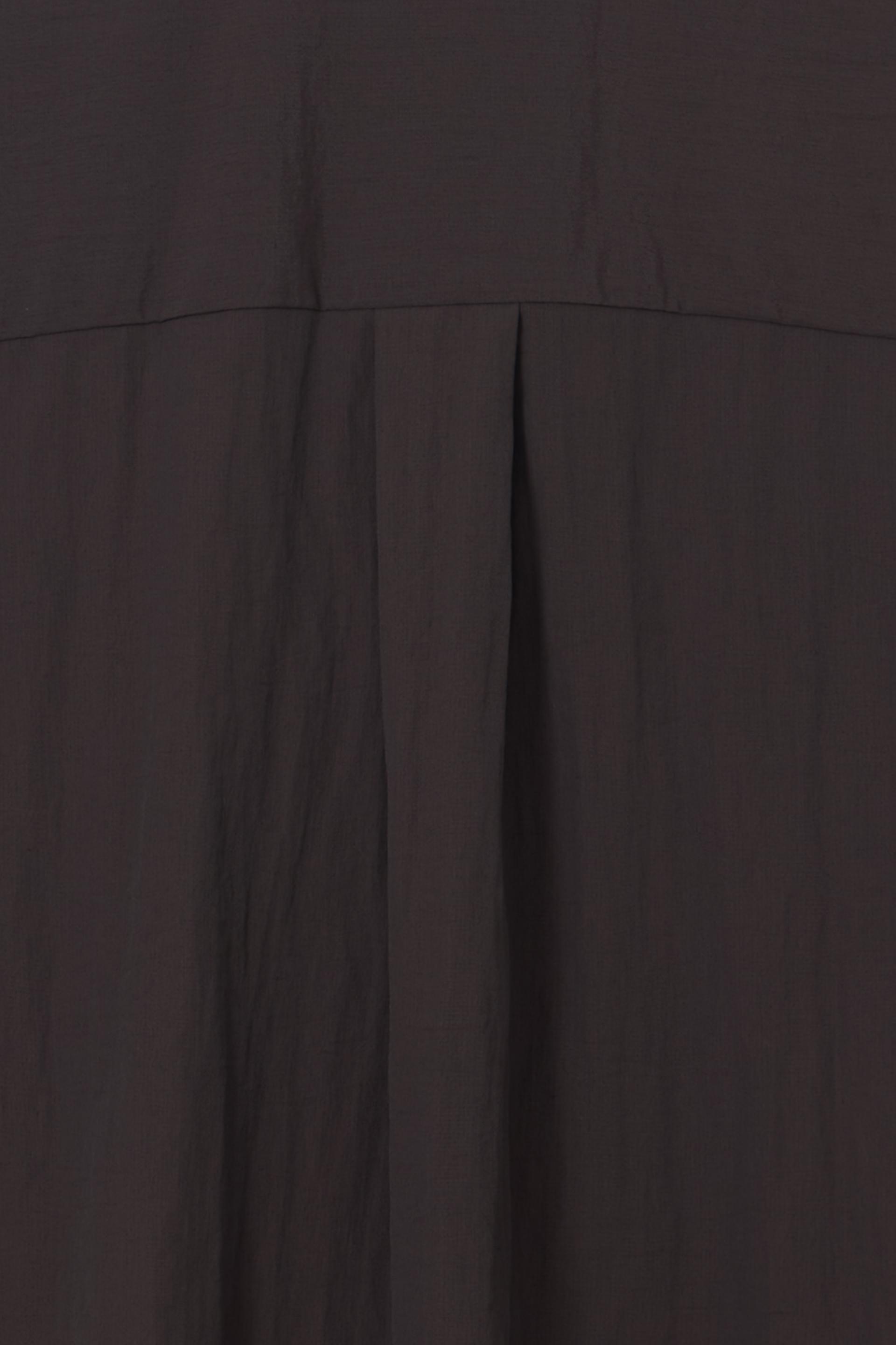 overlap half shirt (brown)